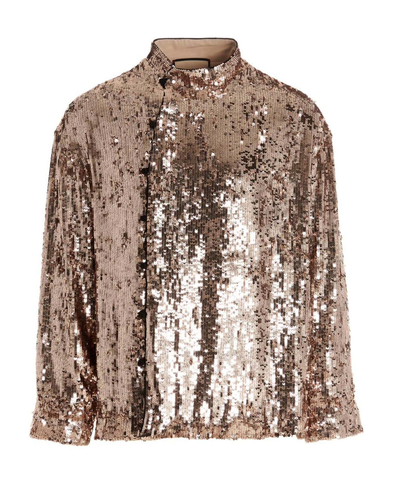 Gucci Sequin Shirt - Silver