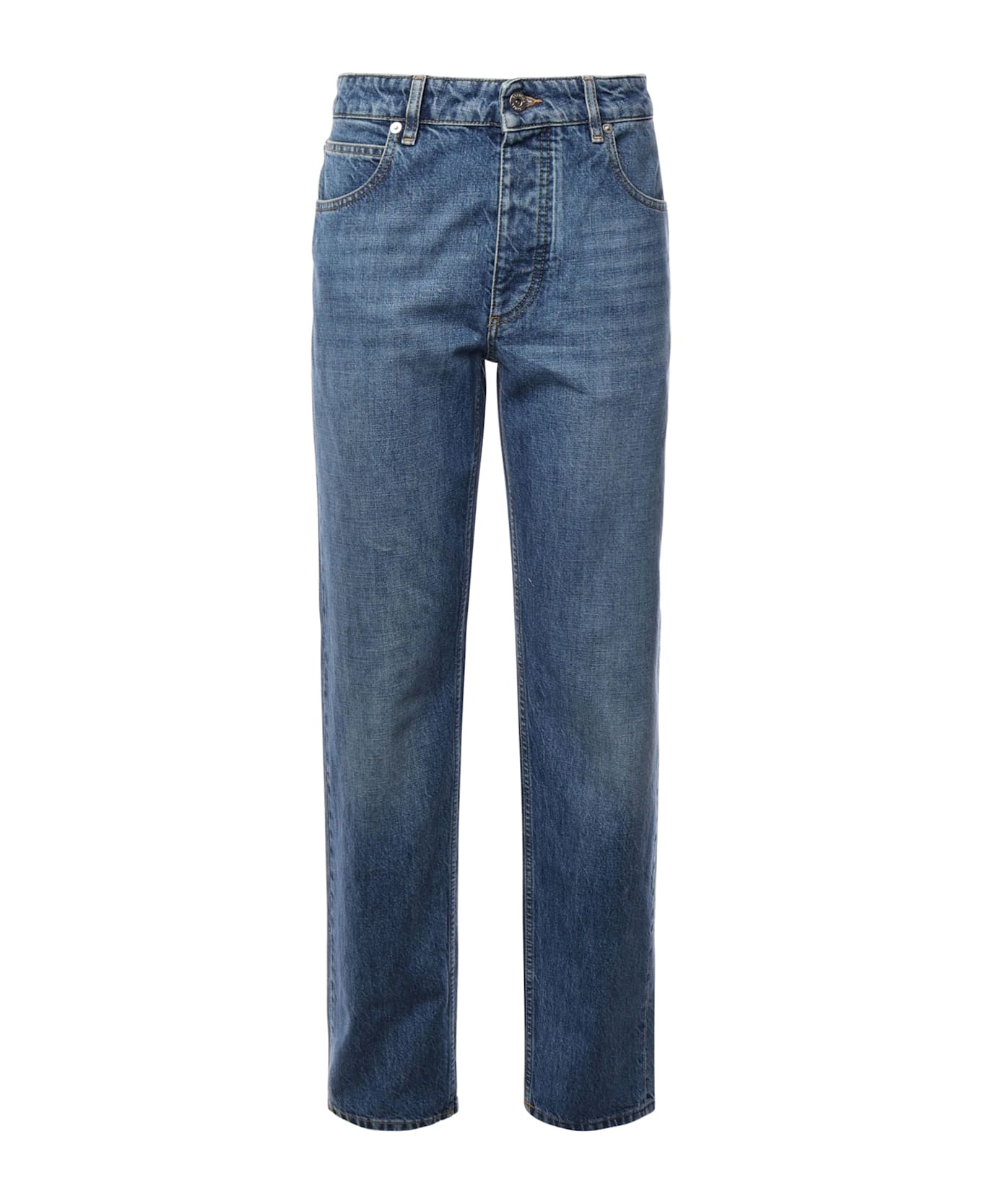 Bottega Veneta Tapered Leg Jeans - MID BLUE