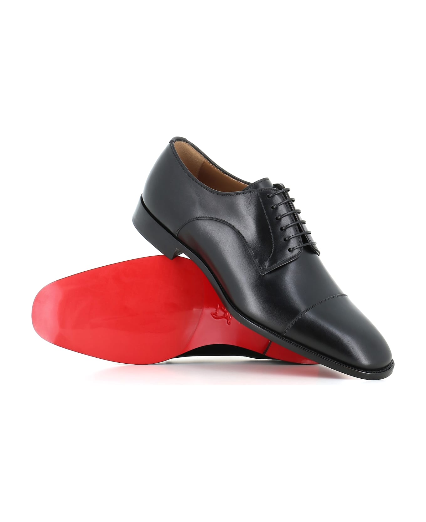 Christian Louboutin Derby Top 5 Flat - Black