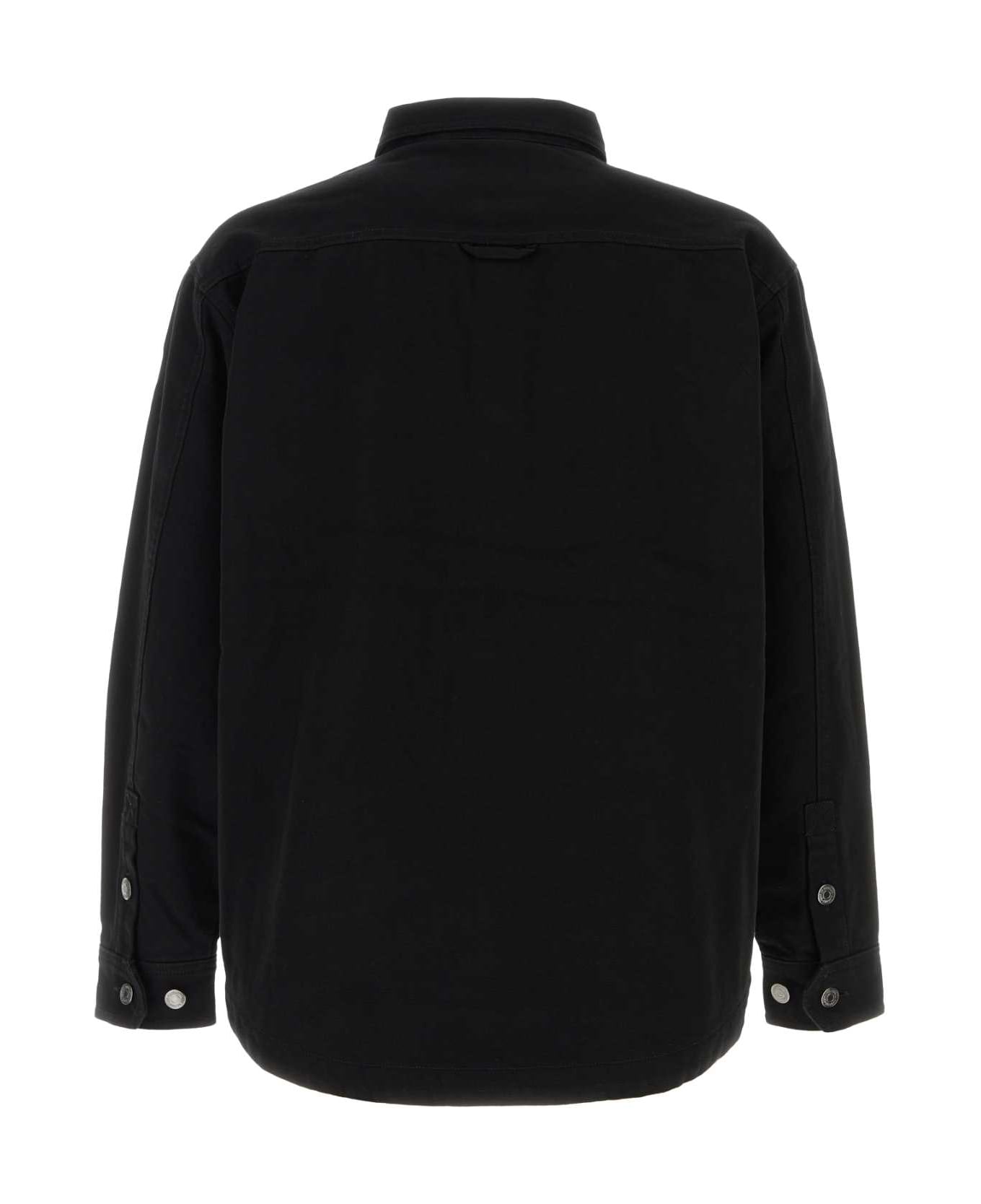 Carhartt Black Canvas Selby Shirt Jac - BLACK