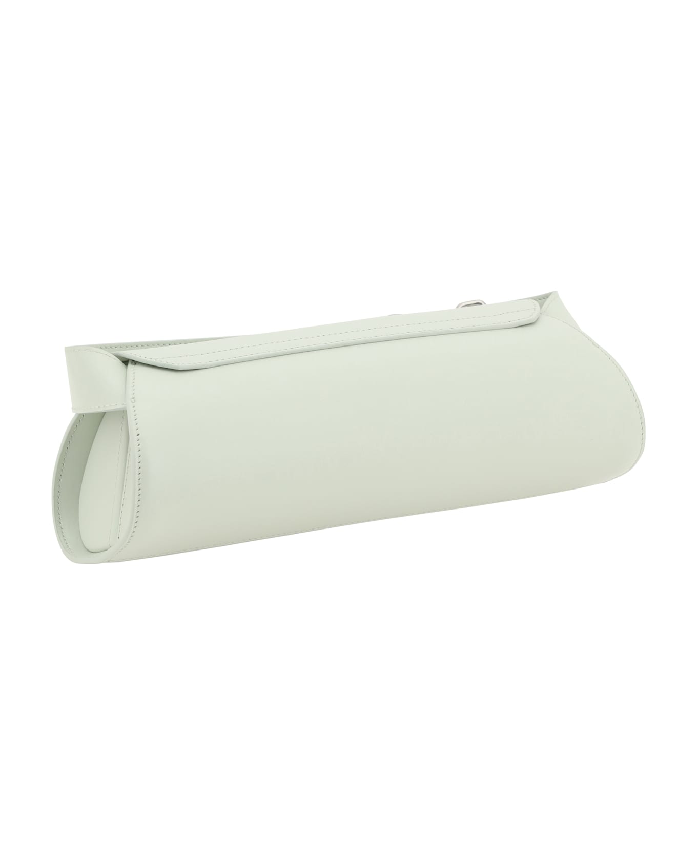 Jil Sander Small 
cannolo
 Light Green Leather Bag - Iceberg