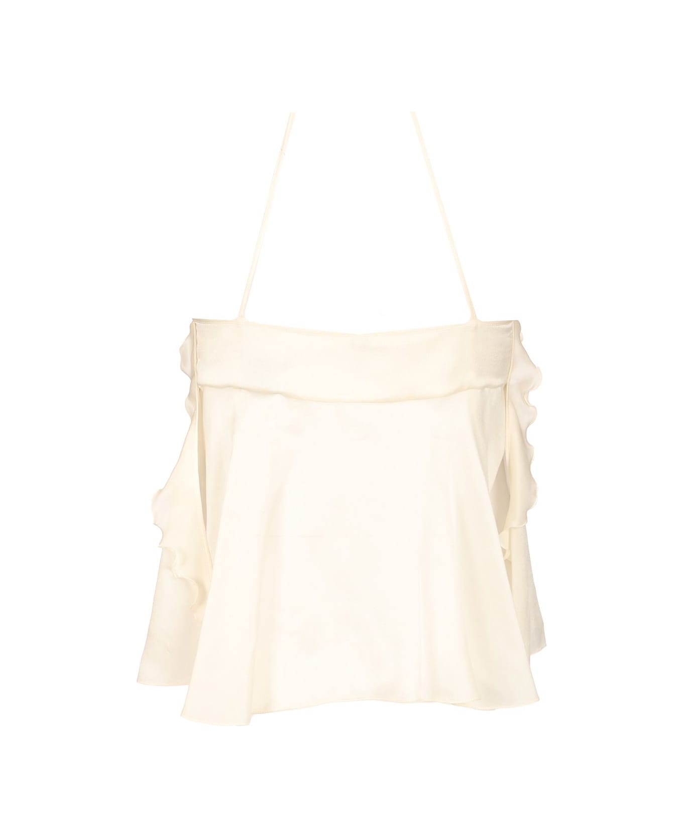 Chloé Voile Tank Top - White