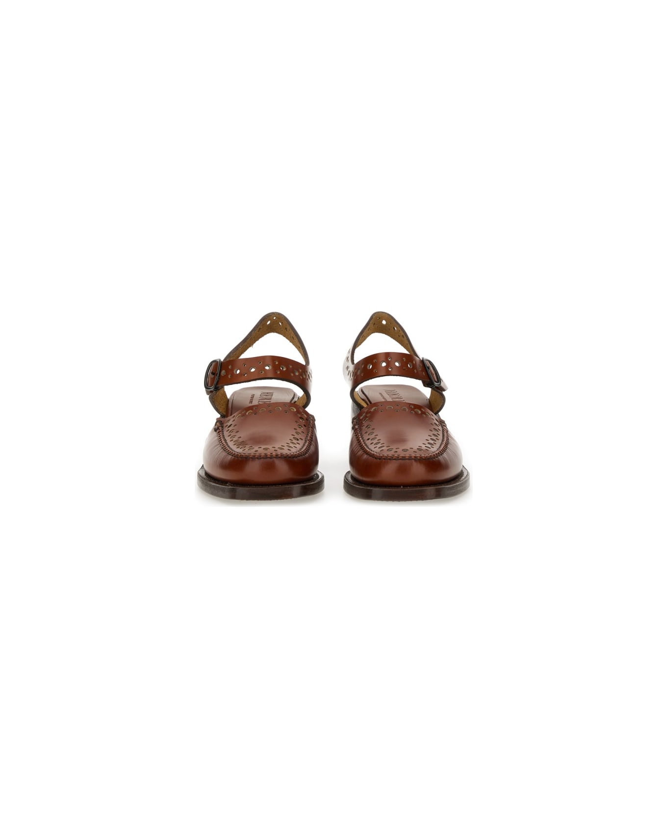 Hereu Sandal Moccasin "picada" - BROWN