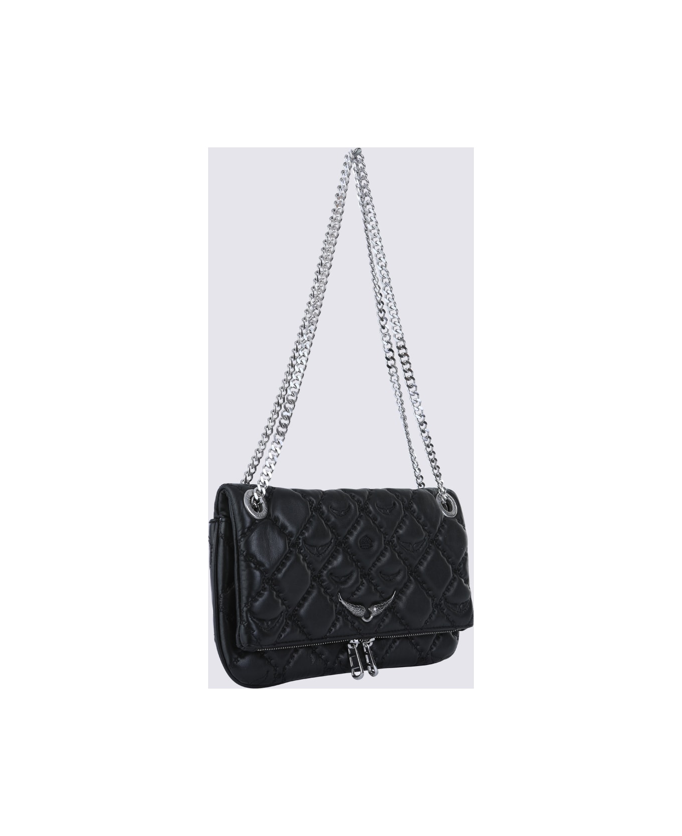 Zadig 
Voltaire Black Leather Rock Ii Shoulder Bag - Black