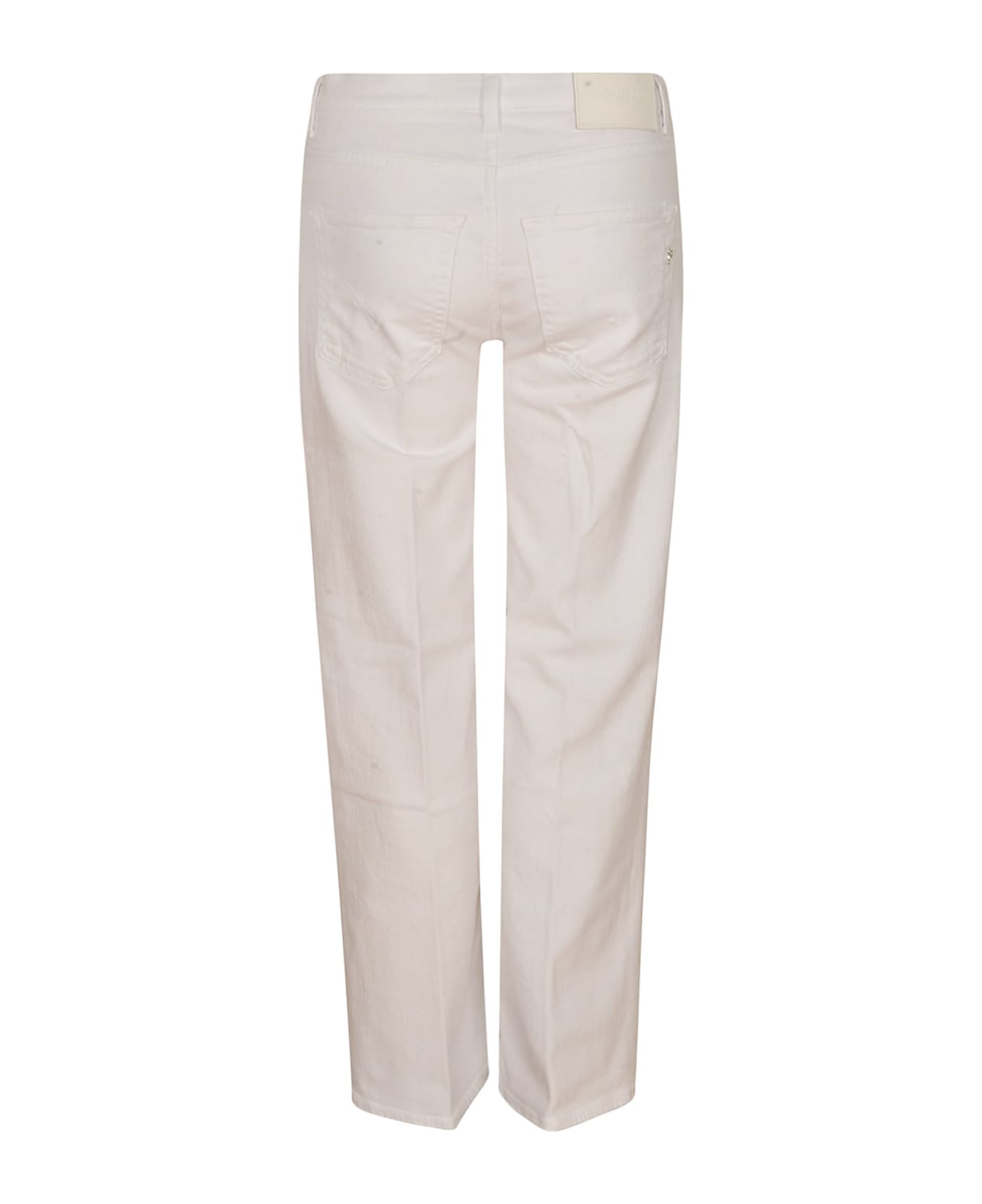 Dondup Straight Buttoned Jeans - White ボトムス