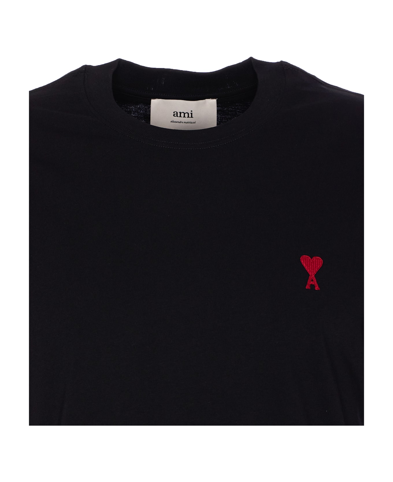 Ami Alexandre Mattiussi Ami De Coeur T-shirt - Black