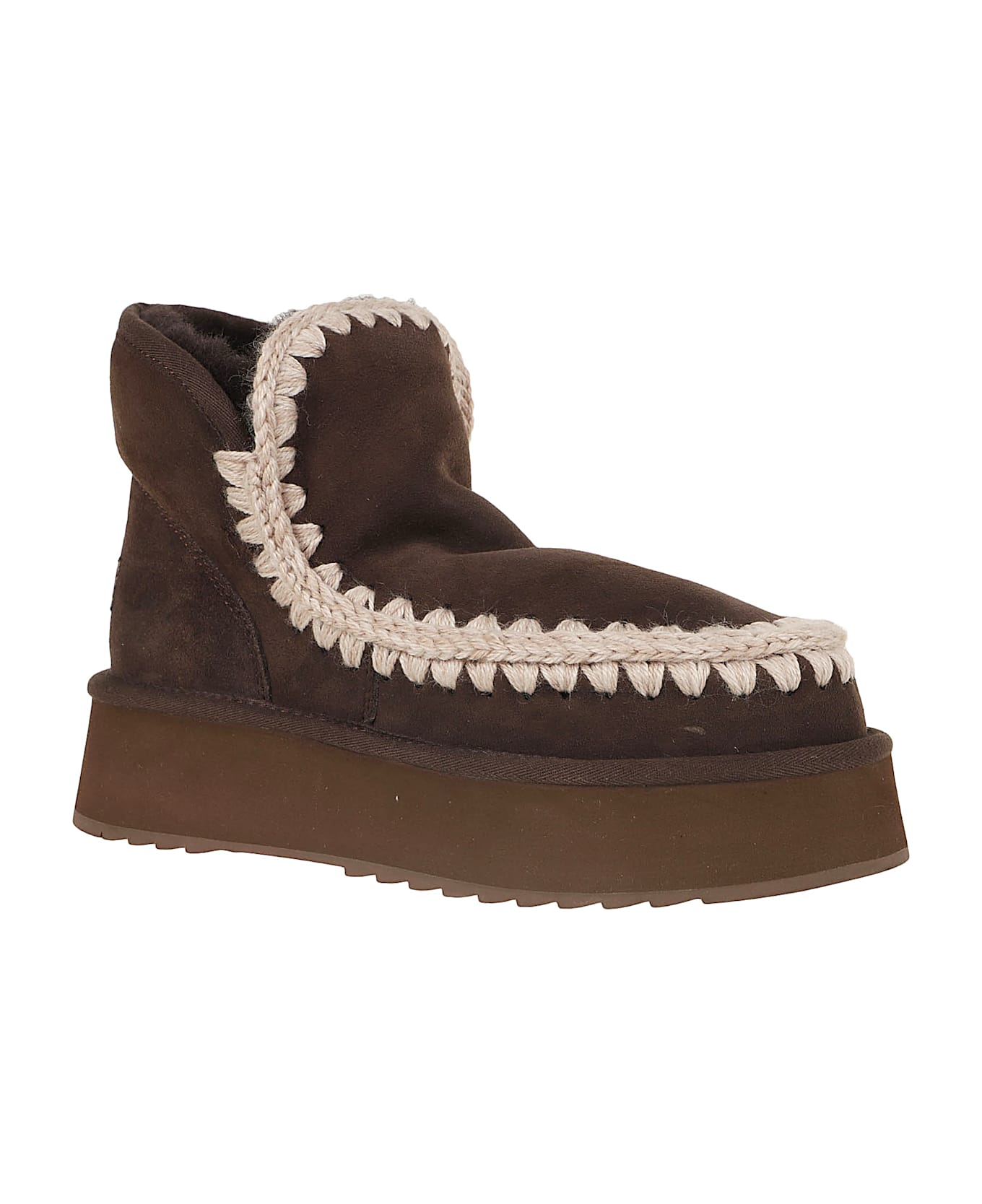 Mou Mini Eskimo Platform Boot - Brown