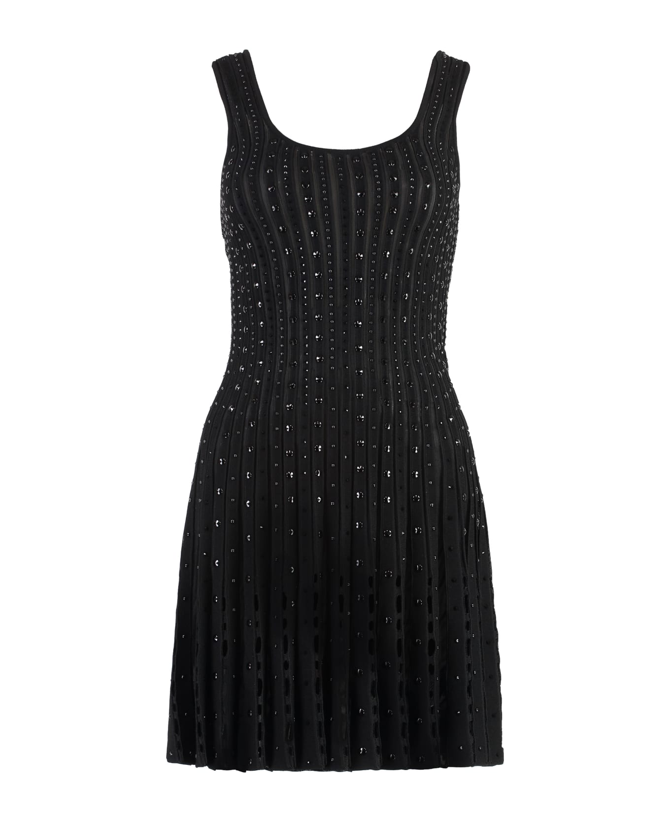 Versace Knitted Dress - black
