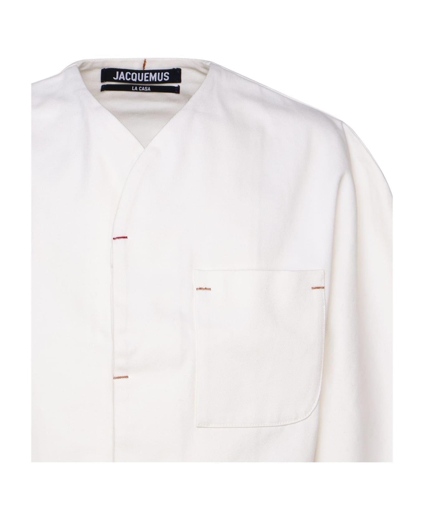 Jacquemus La Chemise De-nime Faro Shirt - Off-white