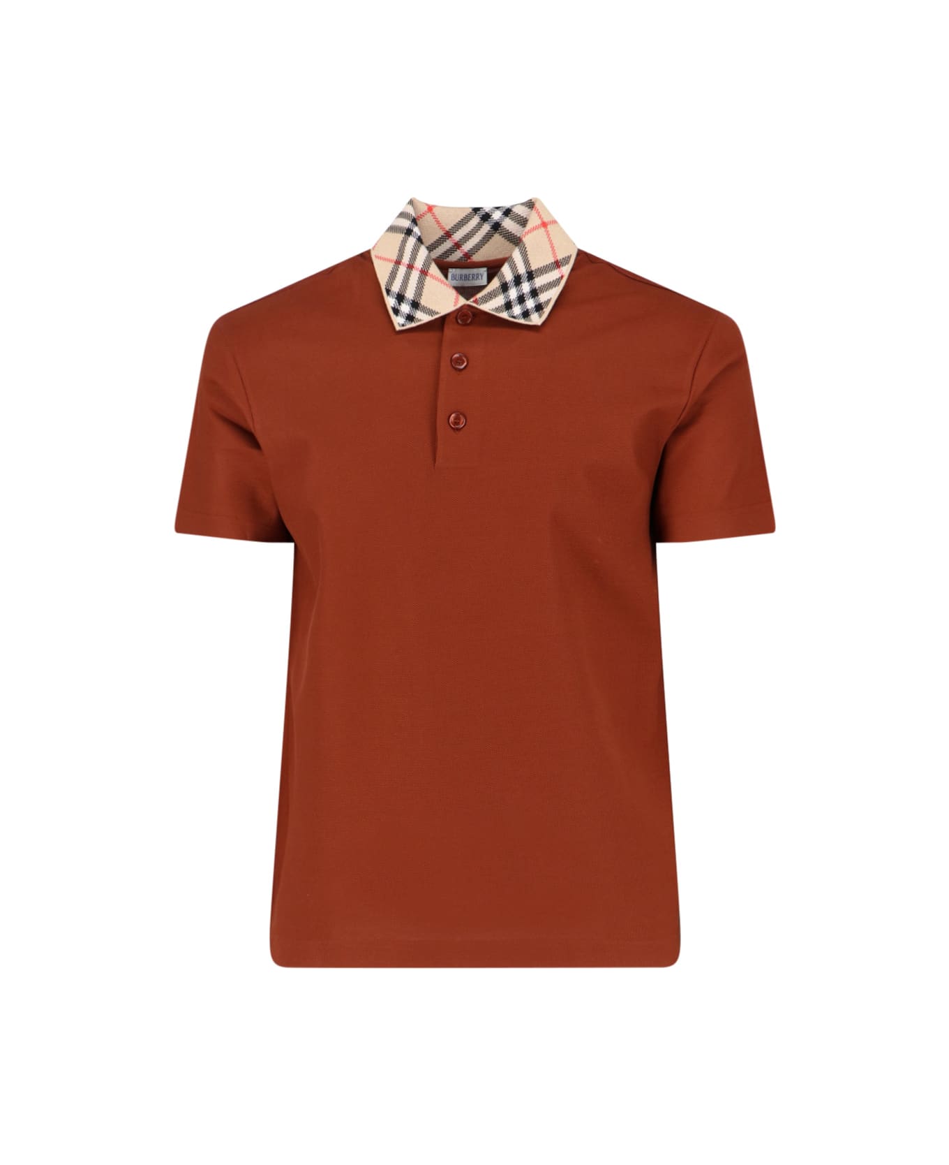 Burberry Polo "check" - Brown