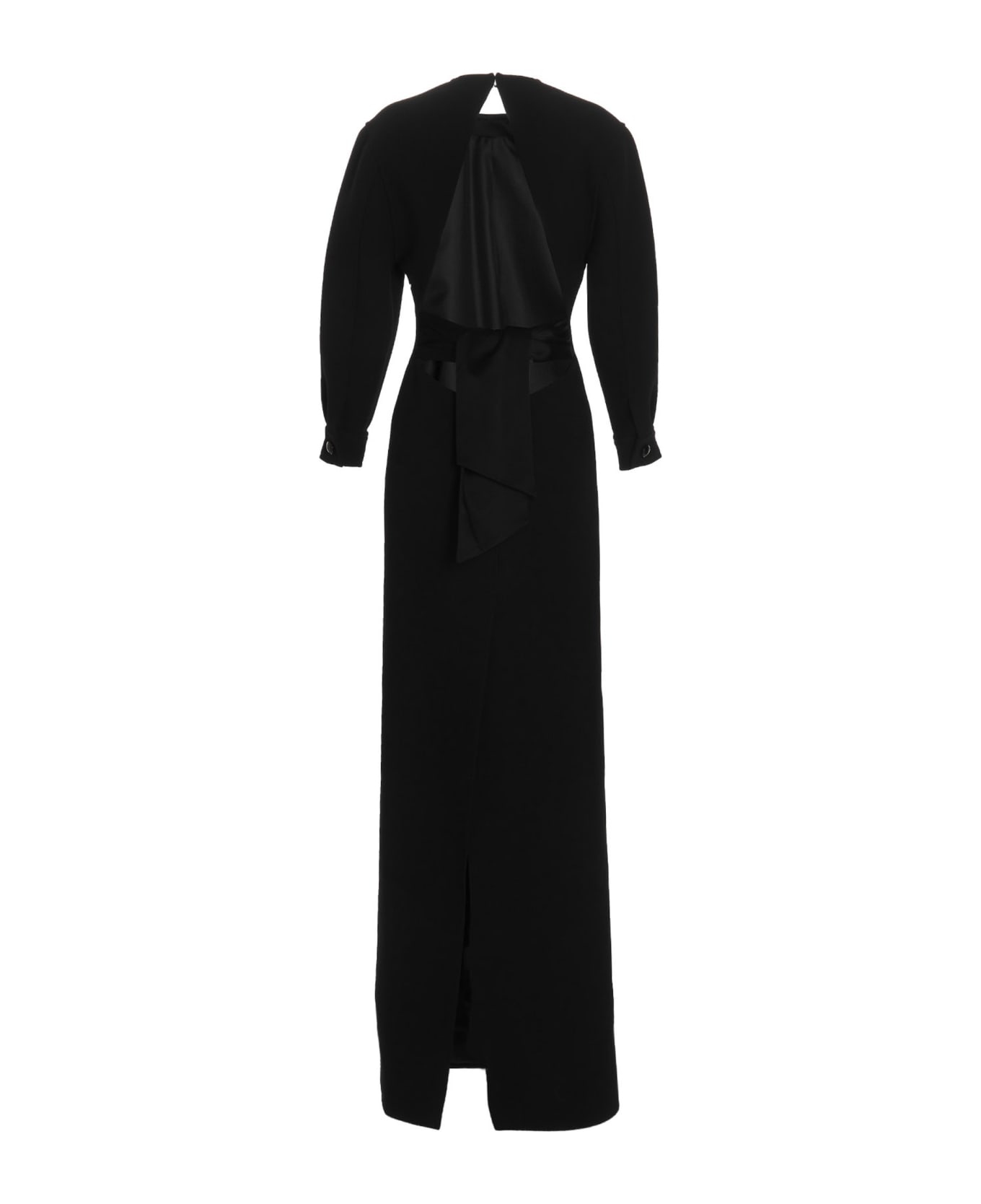 Saint Laurent 'armure Lourd Dress - Black  