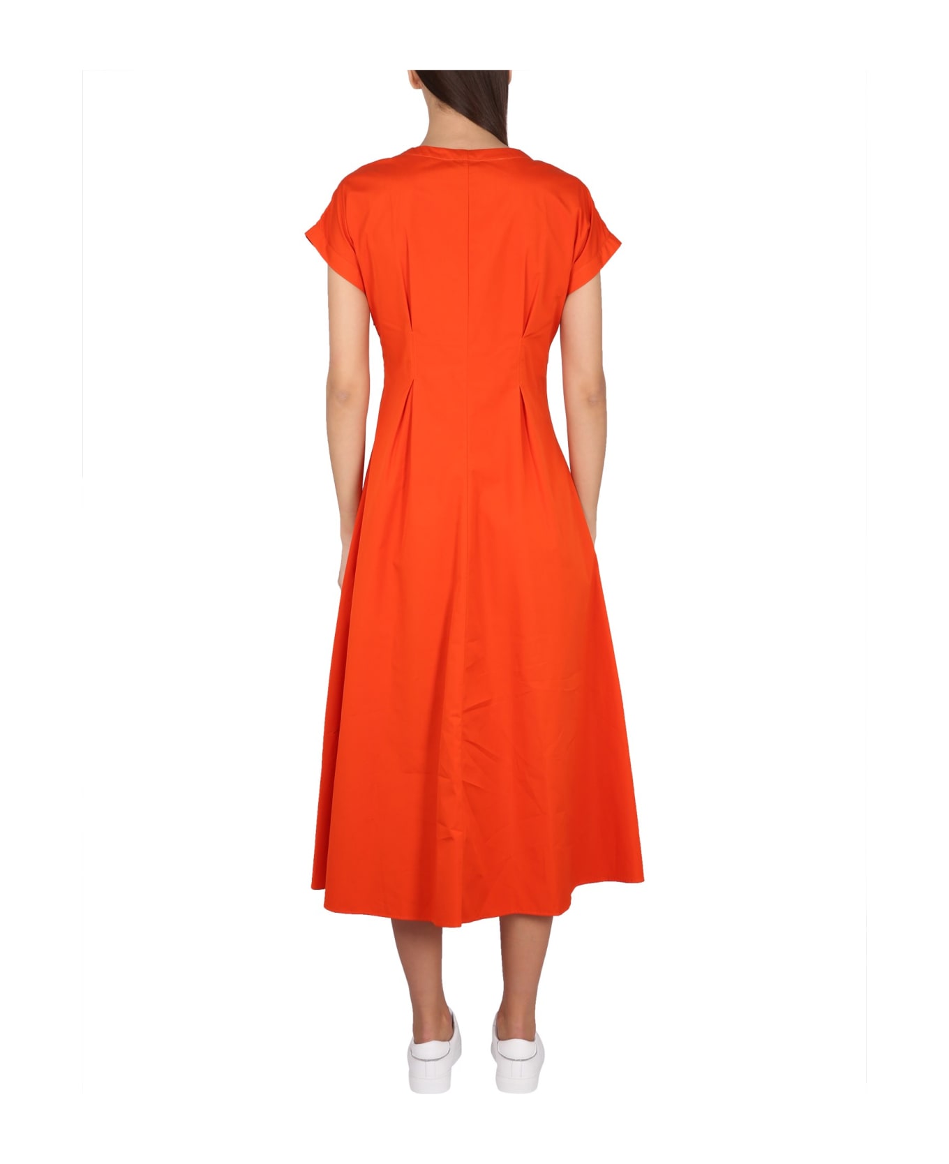 Aspesi V-neck Dress - Arancio