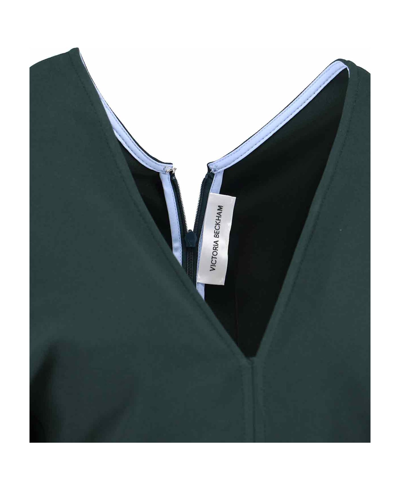Victoria Beckham Flared Midi Dress - Green