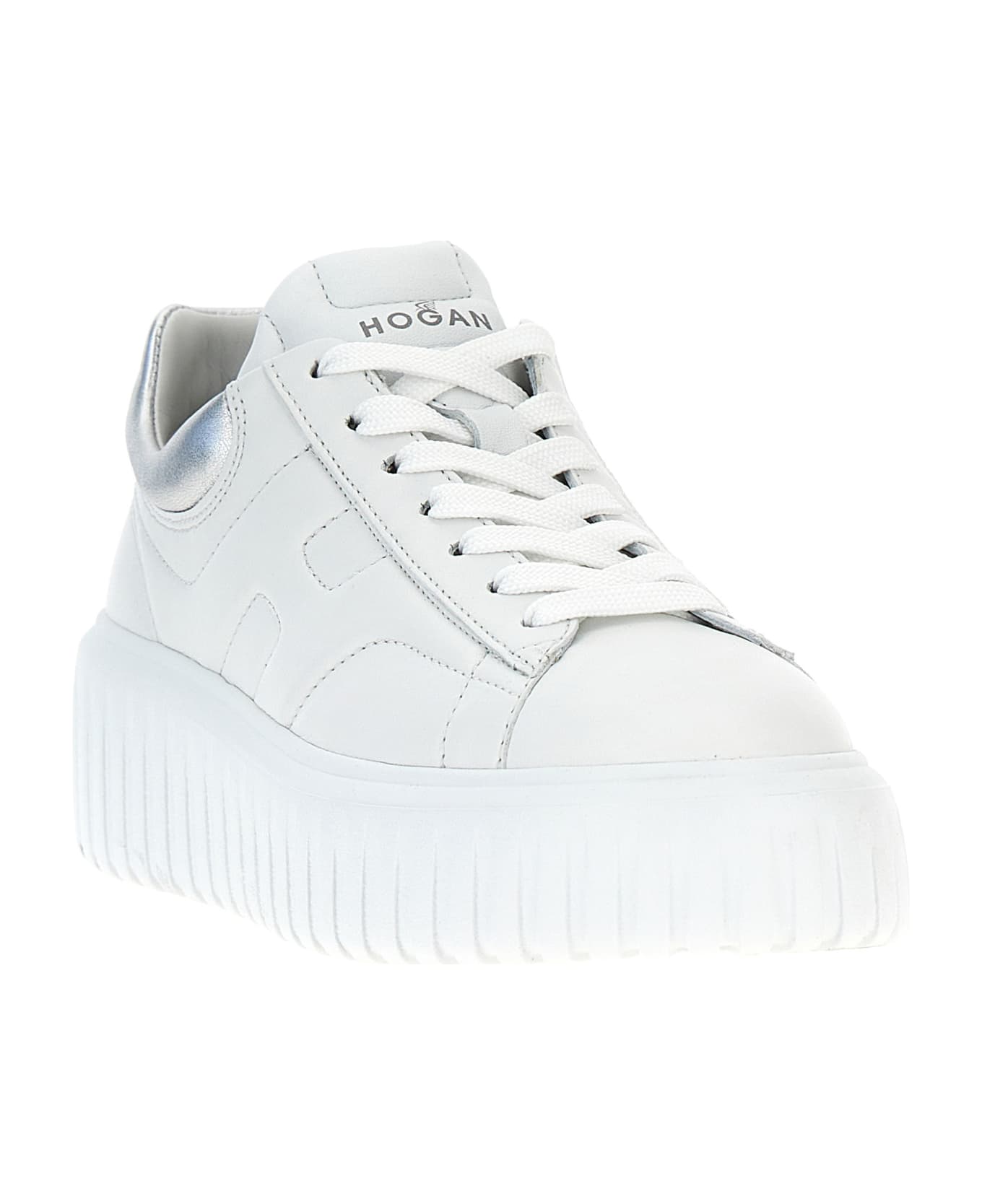 Hogan H-stripes Sneakers - Silver スニーカー