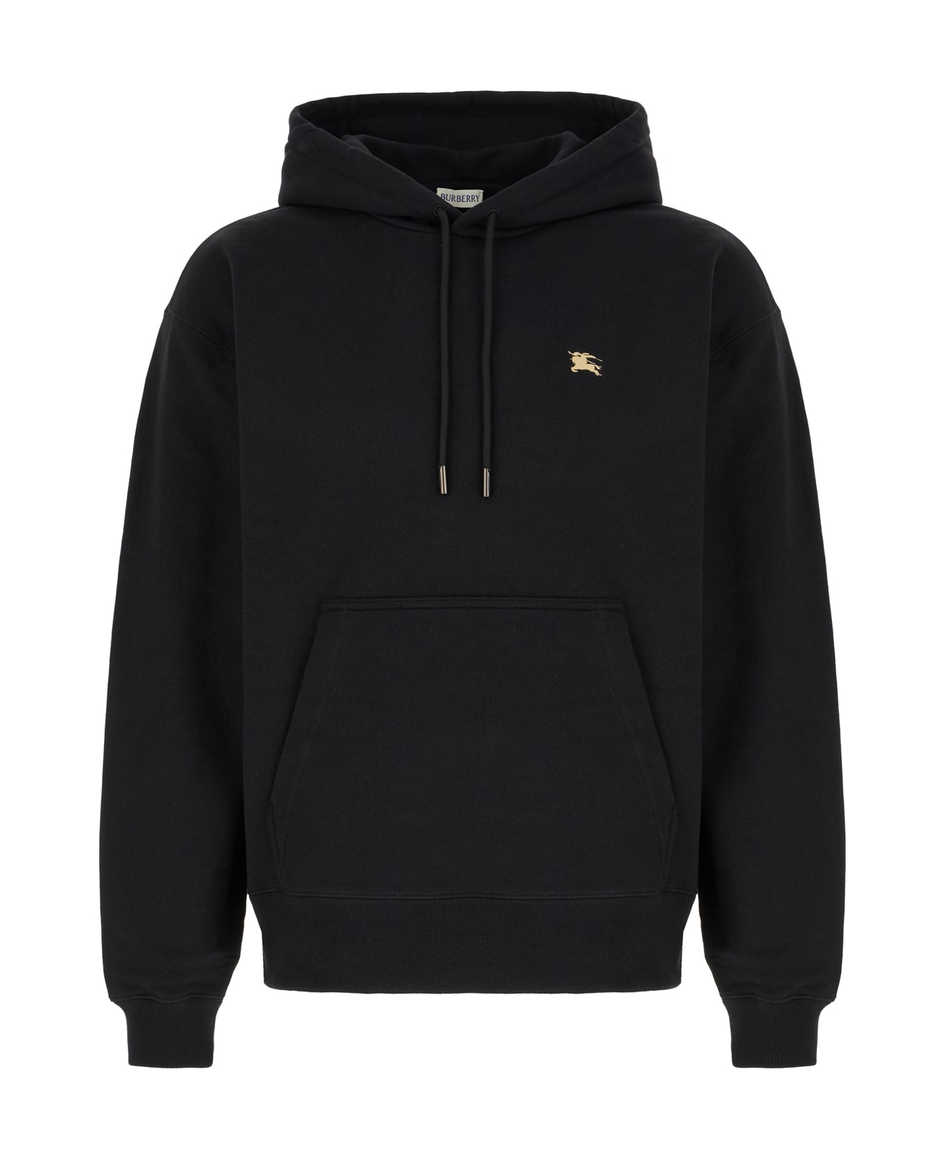 Burberry Black Cotton Sweatshirt - BLACK