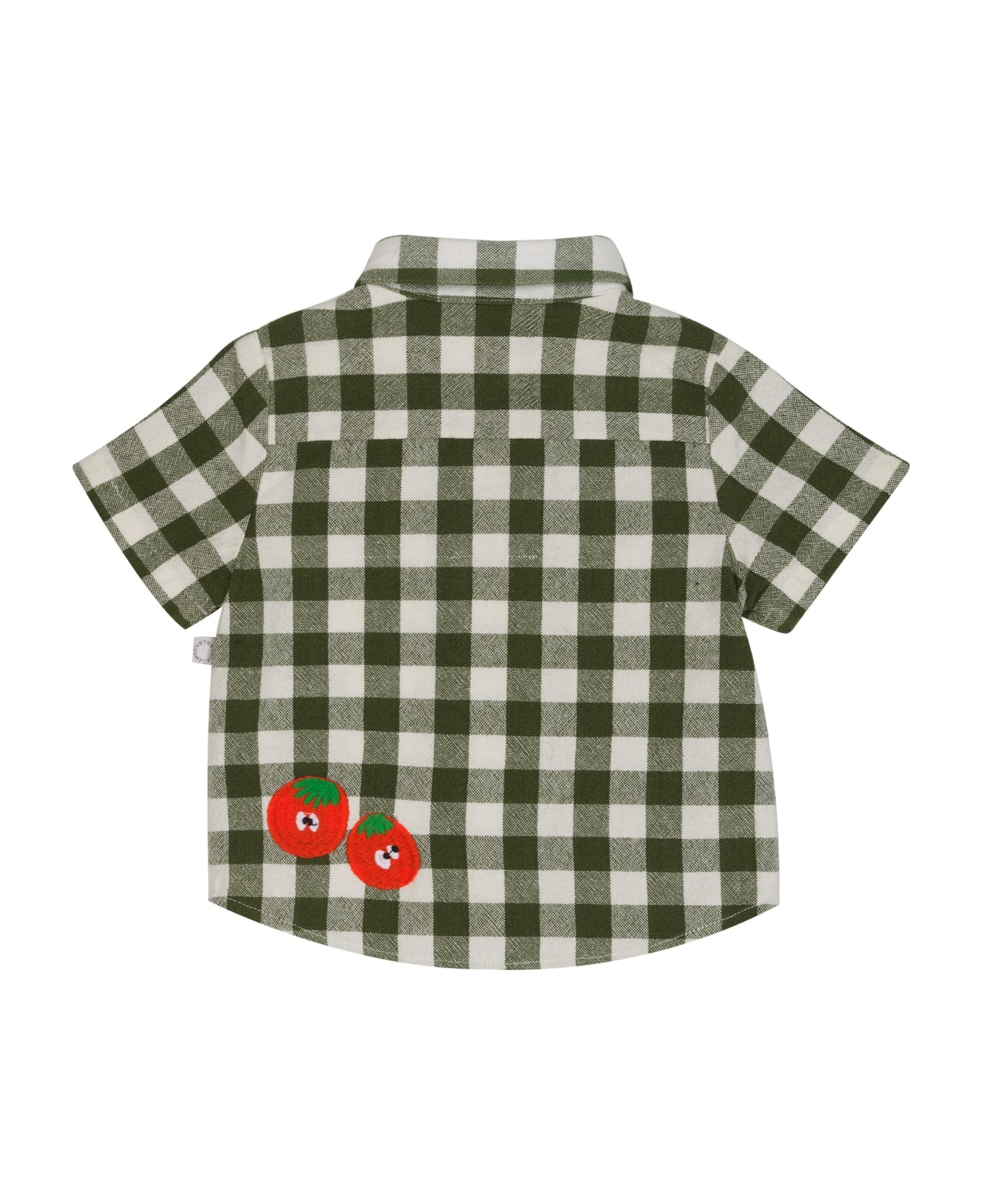 Stella McCartney Kids Shirt With Embroidery - Green シャツ