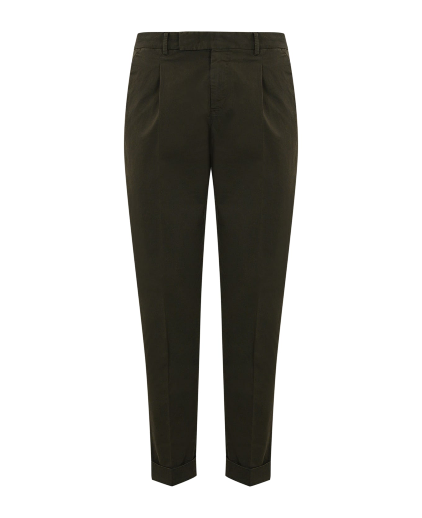 PT Torino Rebel 1p Gabardine Trousers - Cacao