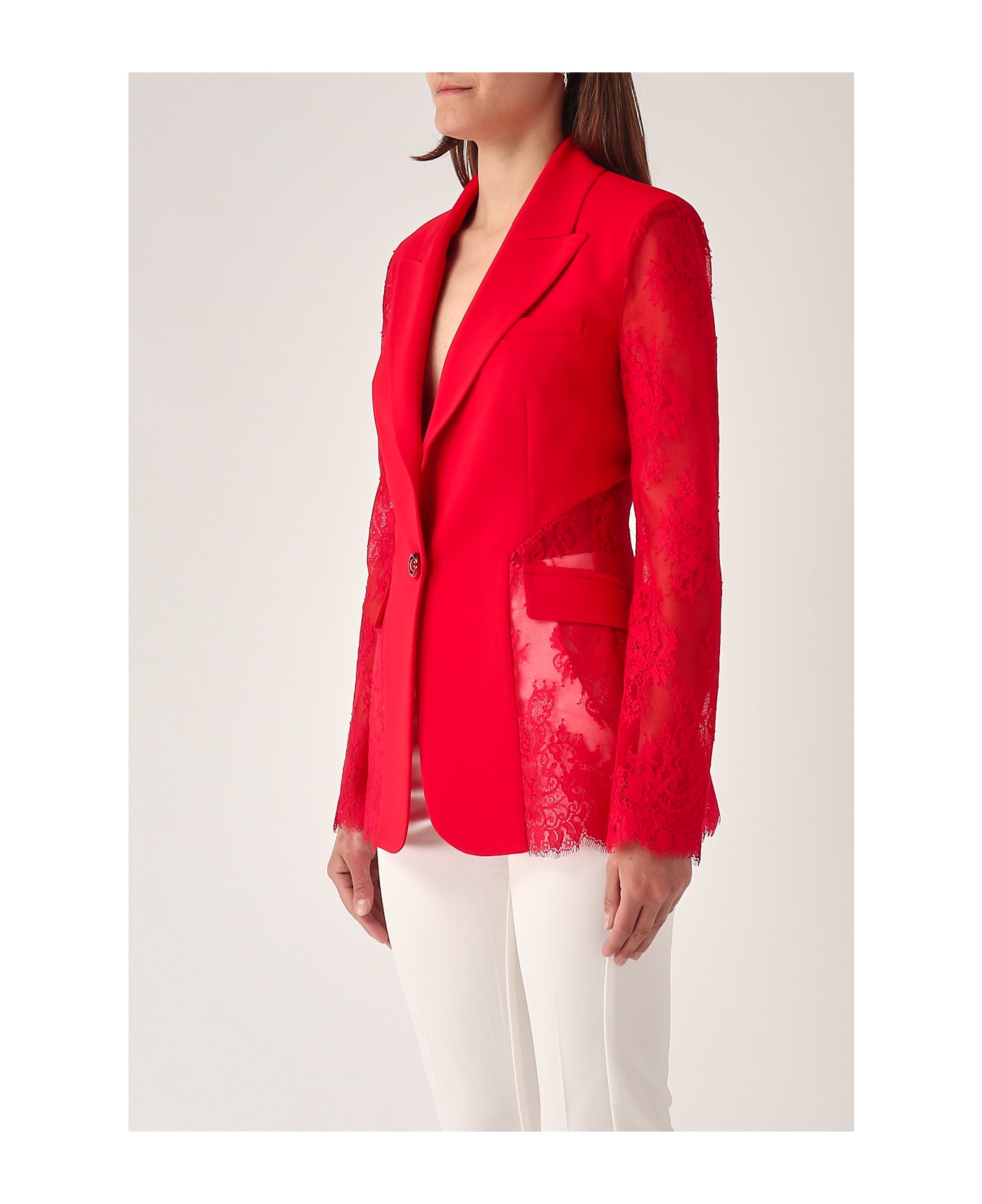 Pinko Gruccione Giacca Cady Tecnico Blazer - ROSSO