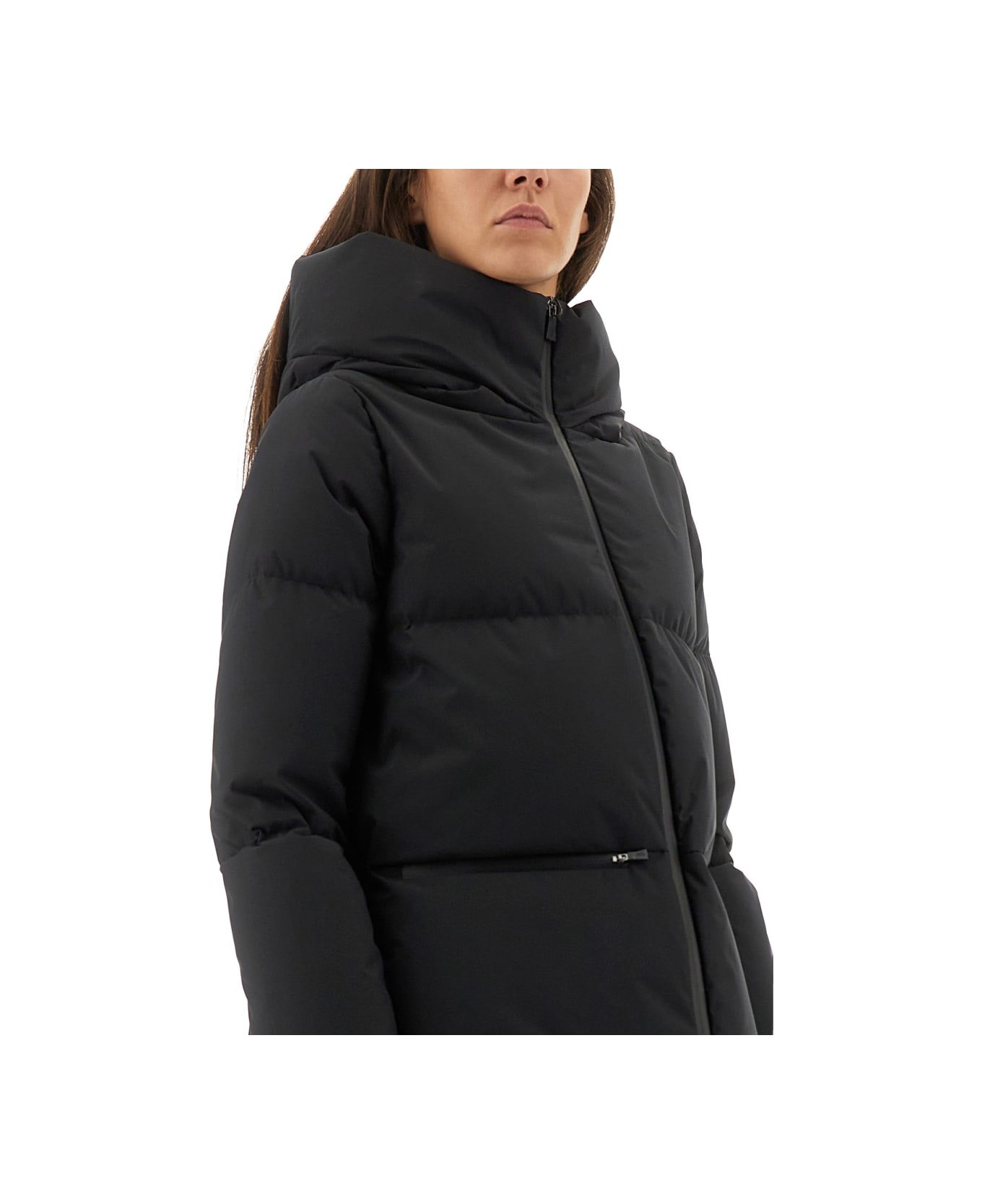 Herno Hooded Jacket - BLACK