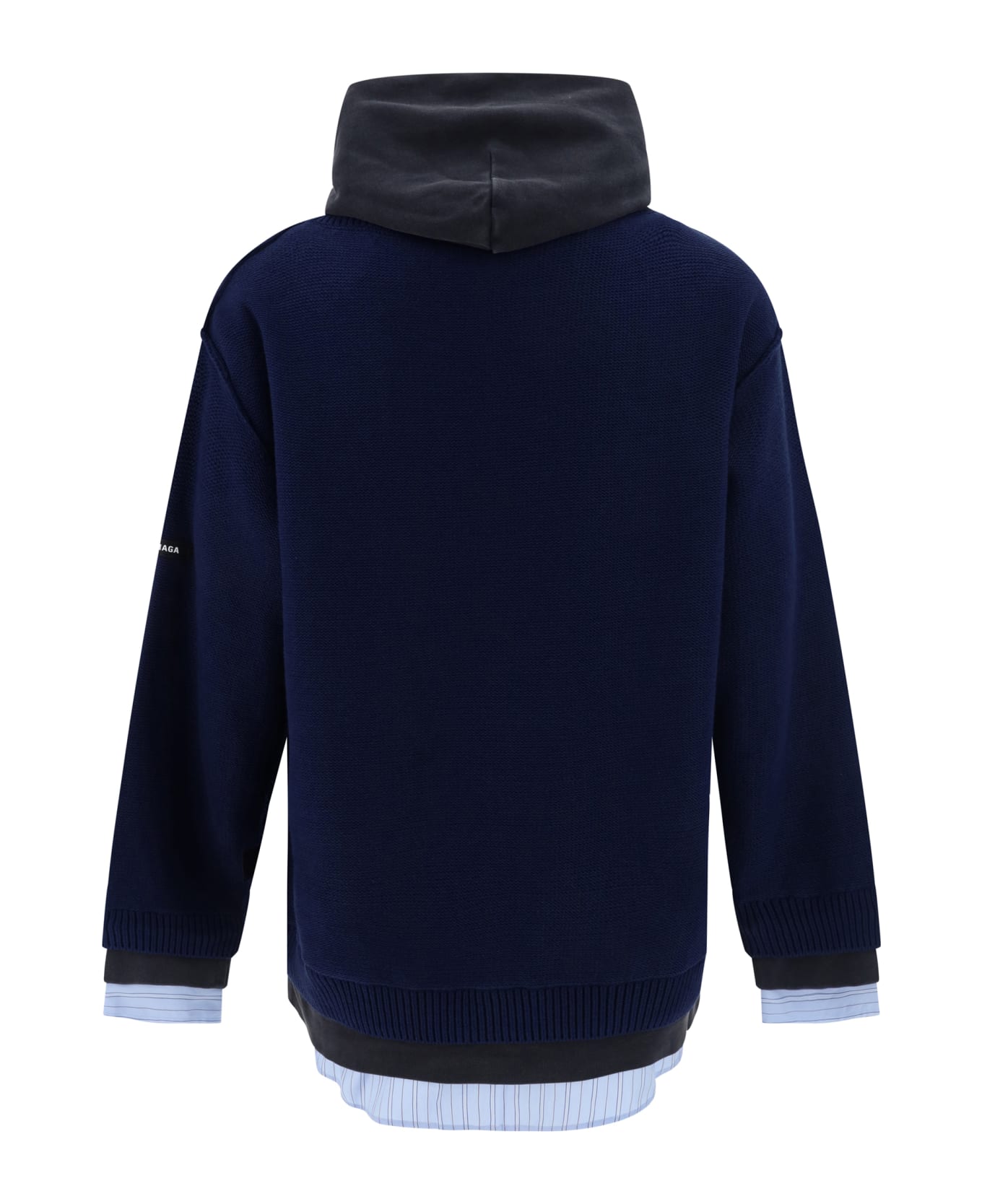 Balenciaga Layered Sweater - Navy フリース