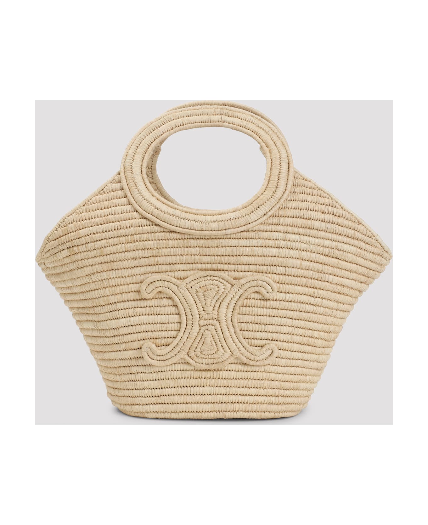 Celine Braided Panier Shoulder Bag - Vg Natural