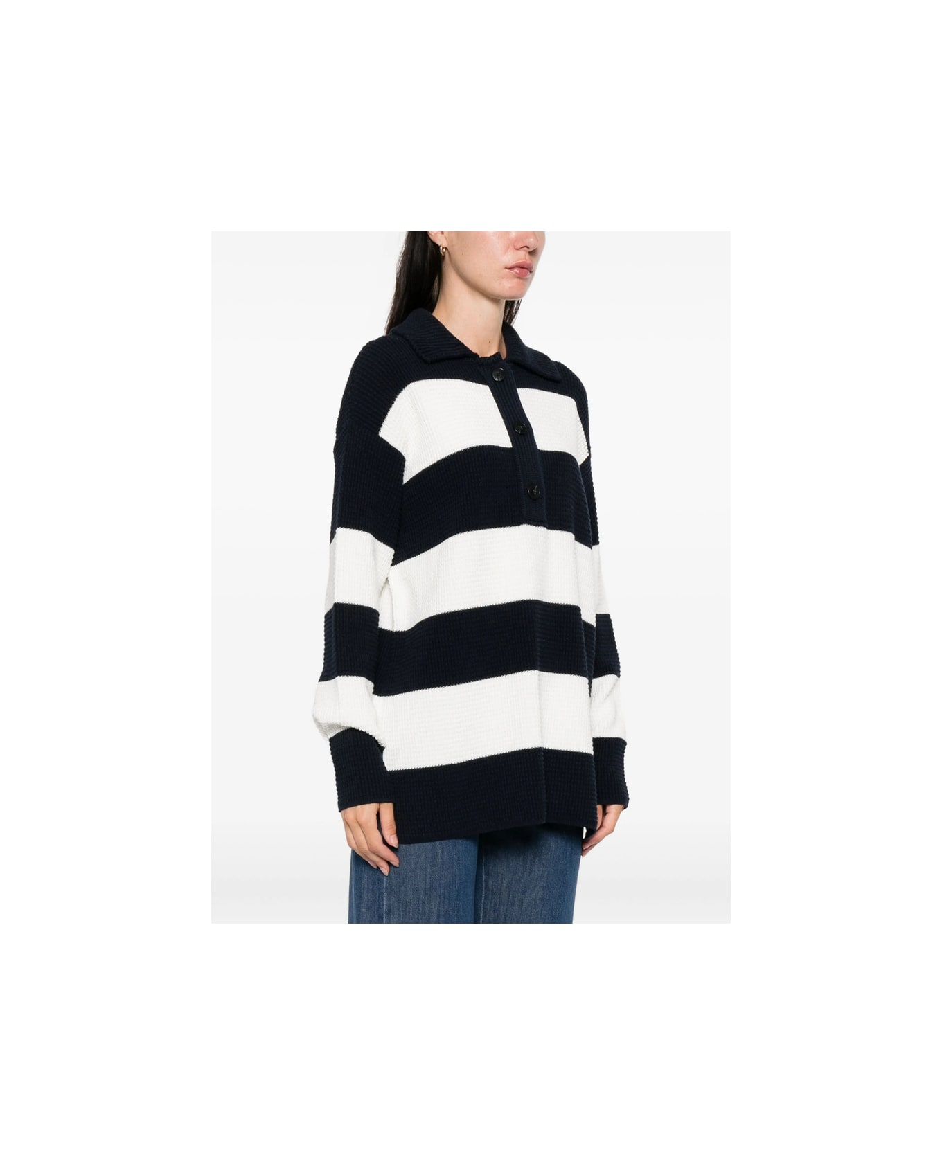 Closed Sweater - BLUE/WHITE