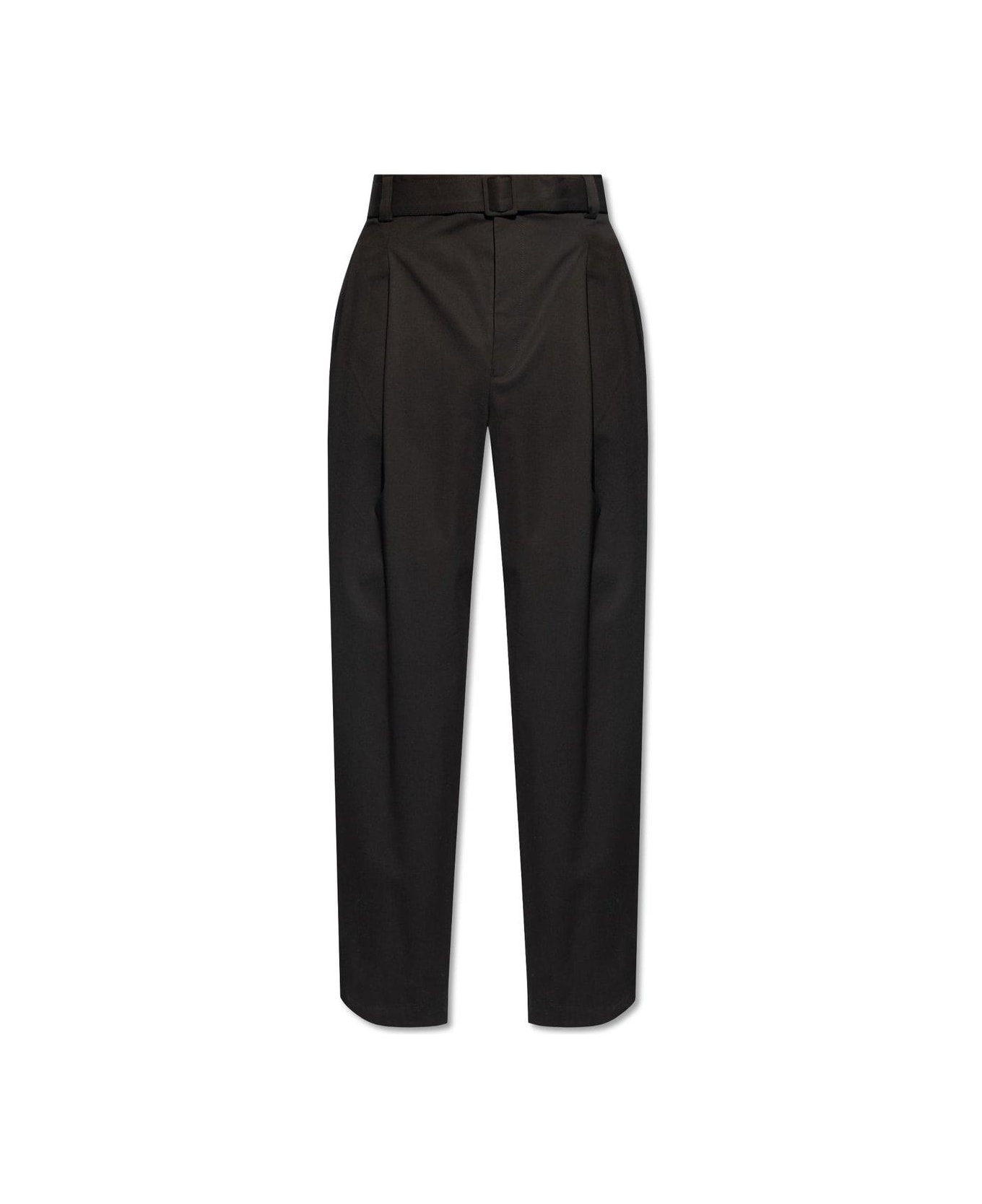 Emporio Armani Relaxed Fitting Trousers - Black ボトムス