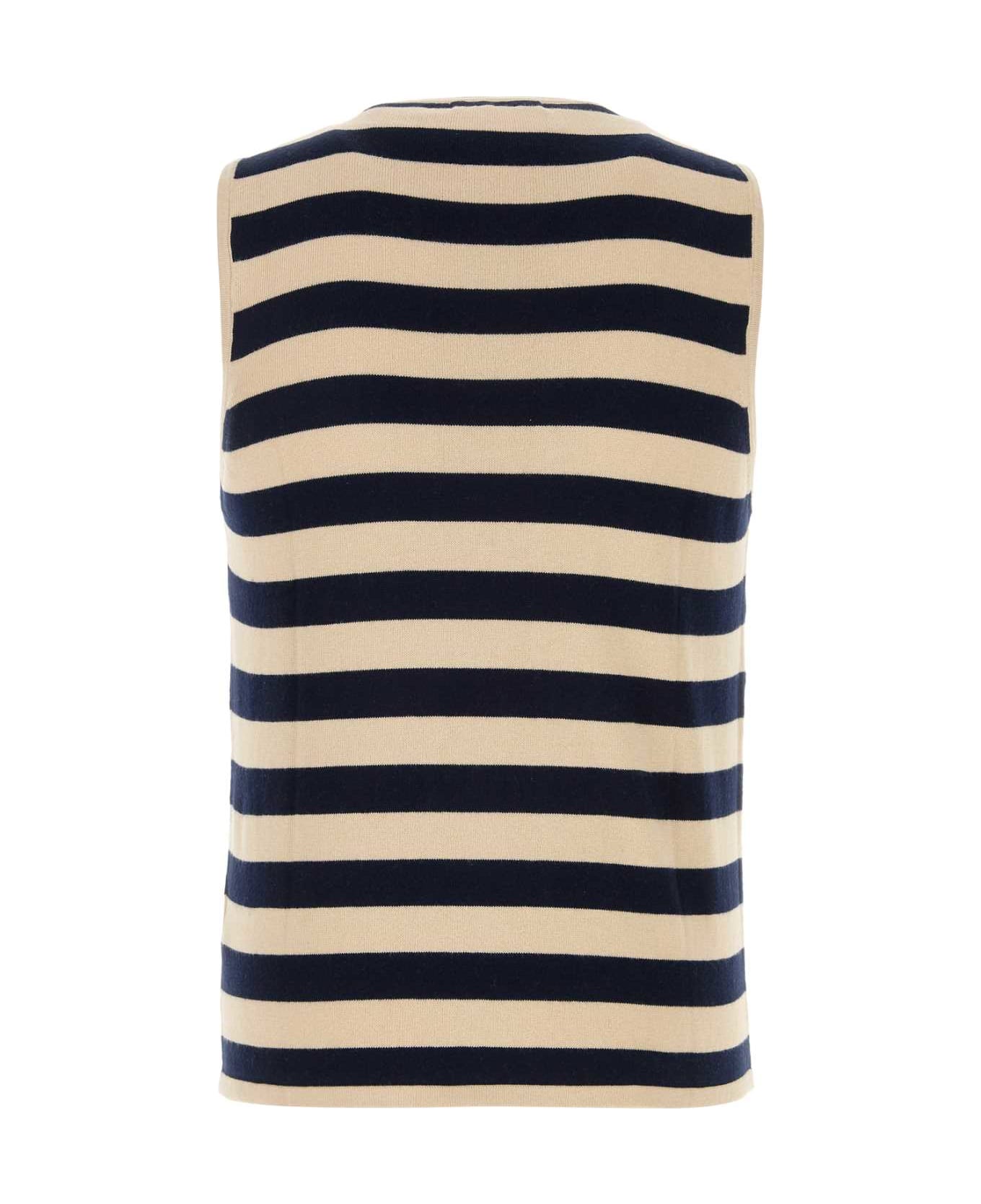 Gimaguas Embroidered Cotton Leo Tank Top - BEIGE