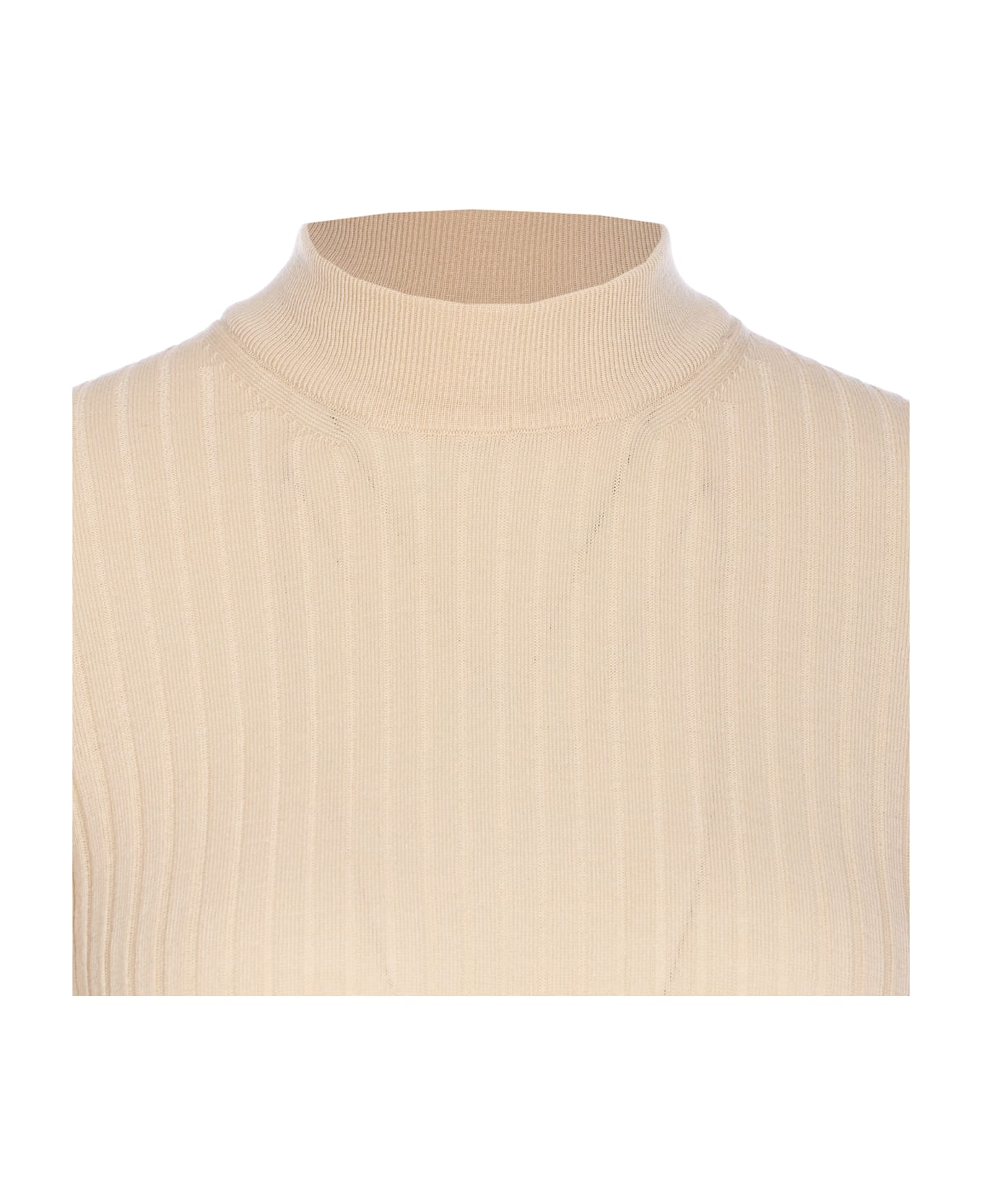 Fendi Roma Short Sleeves Sweater - Beige