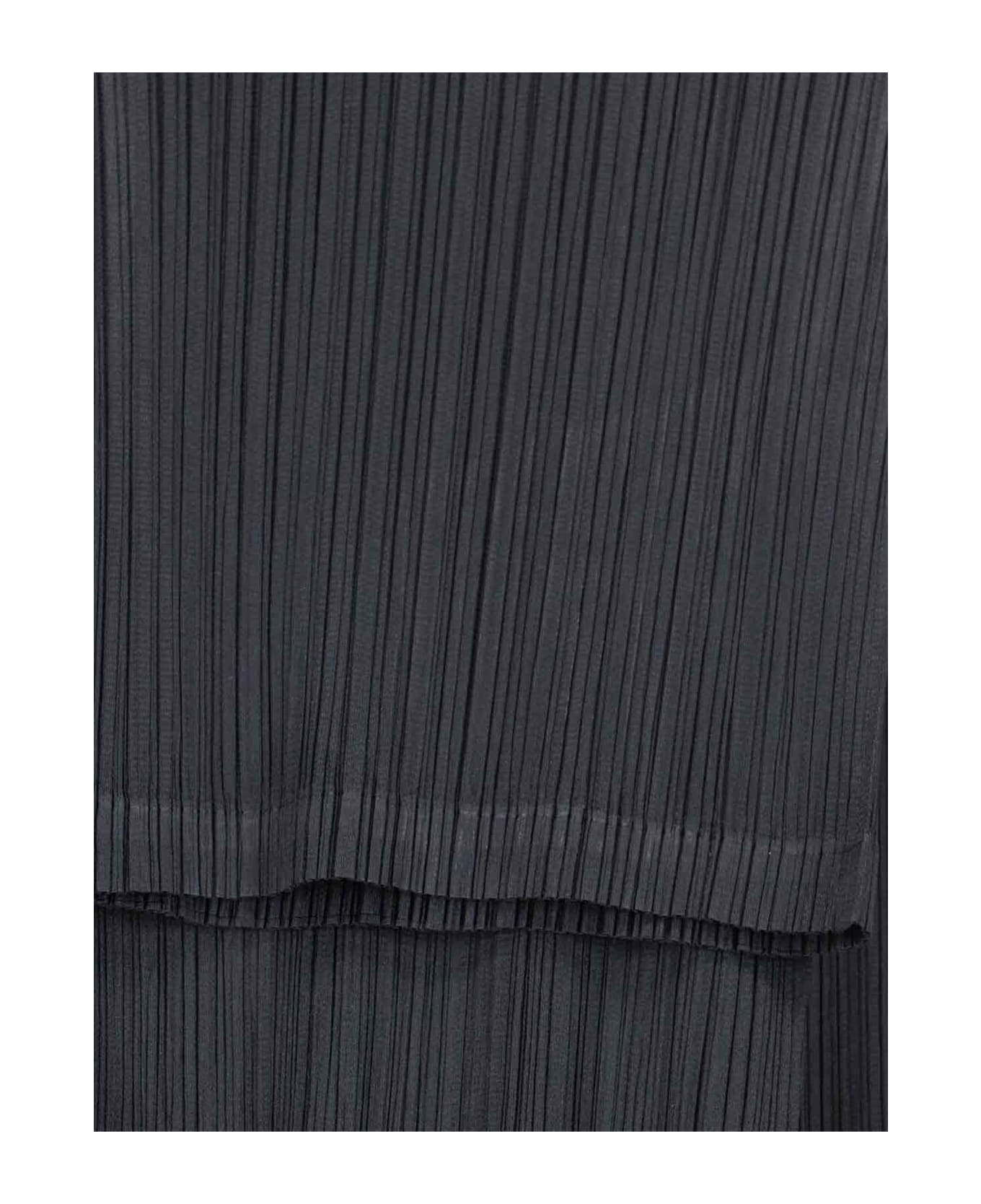 Pleats Please Issey Miyake 'monthly Colors September' Pleated Pants - Black  