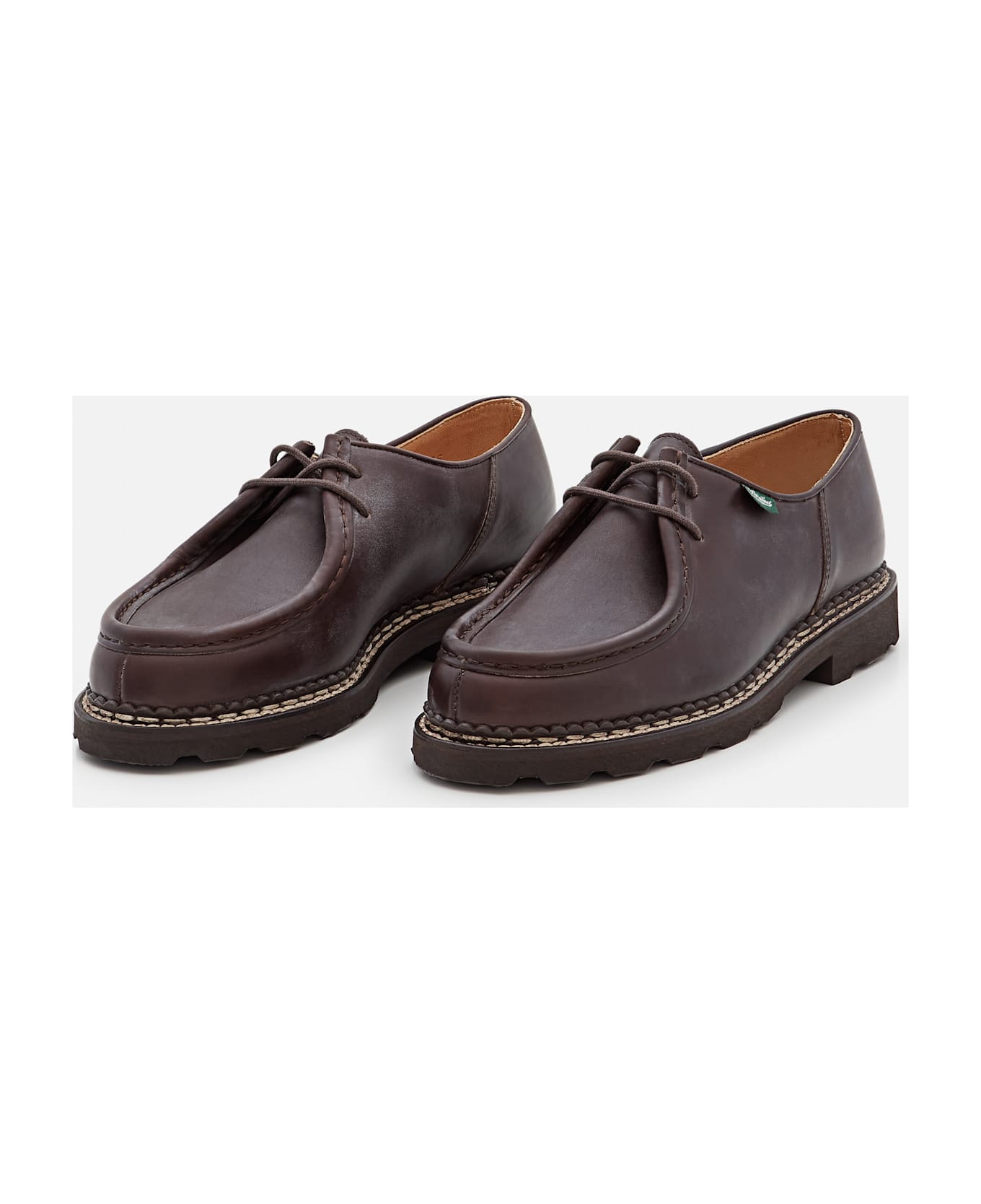 Paraboot Michael Leather Derby Shoes - Brown
