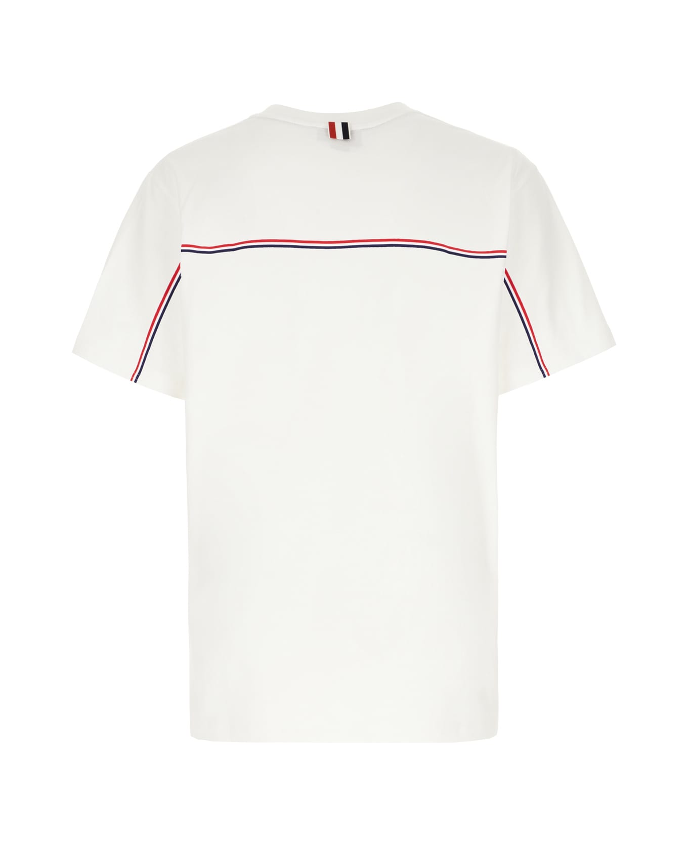Thom Browne White Cotton T-shirt - WHITE