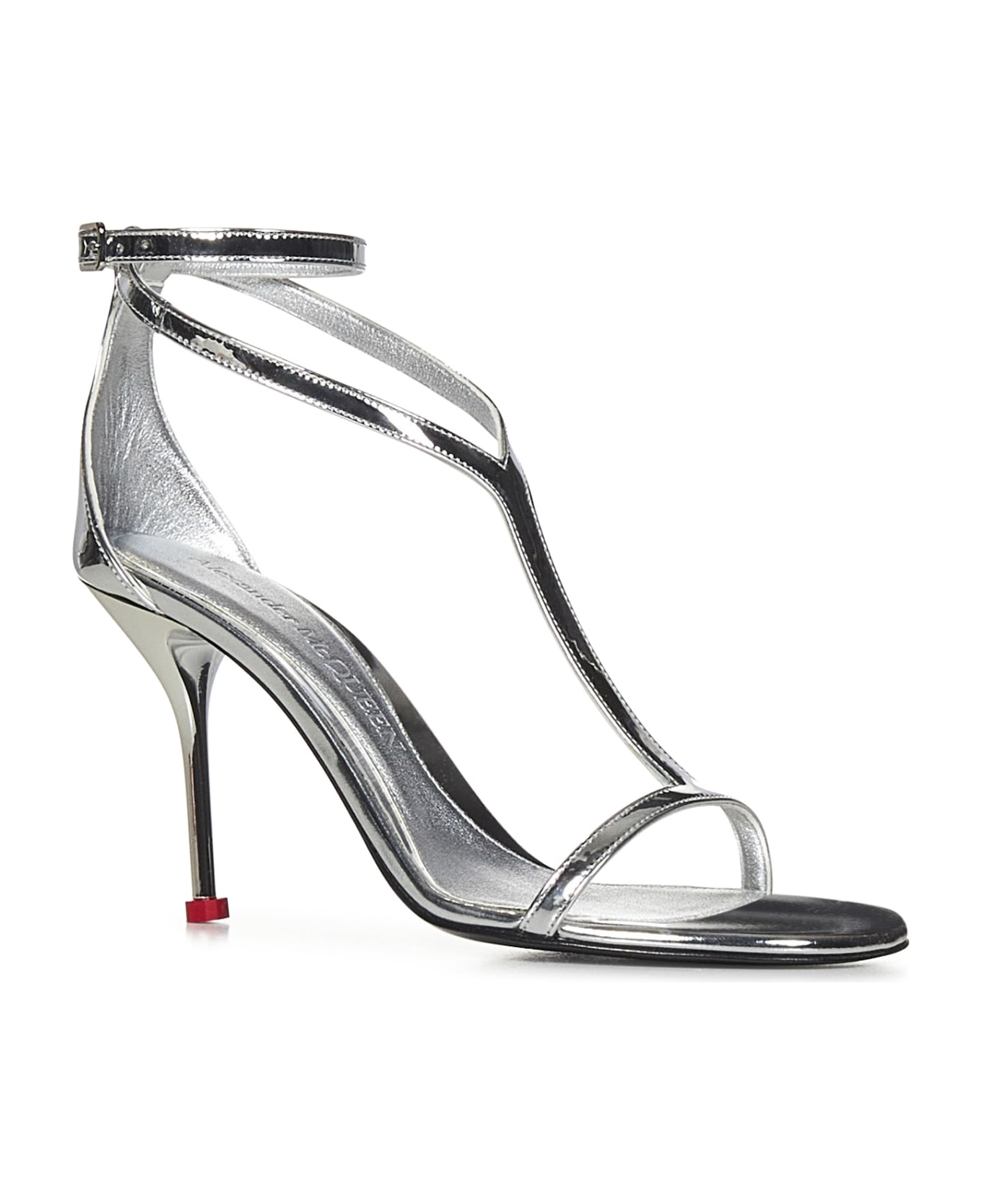Alexander McQueen Harness Sandals - Silver