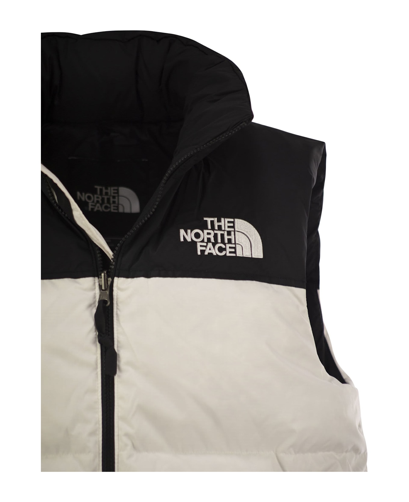 The North Face Retro 1996 - Padded Vest - White/black