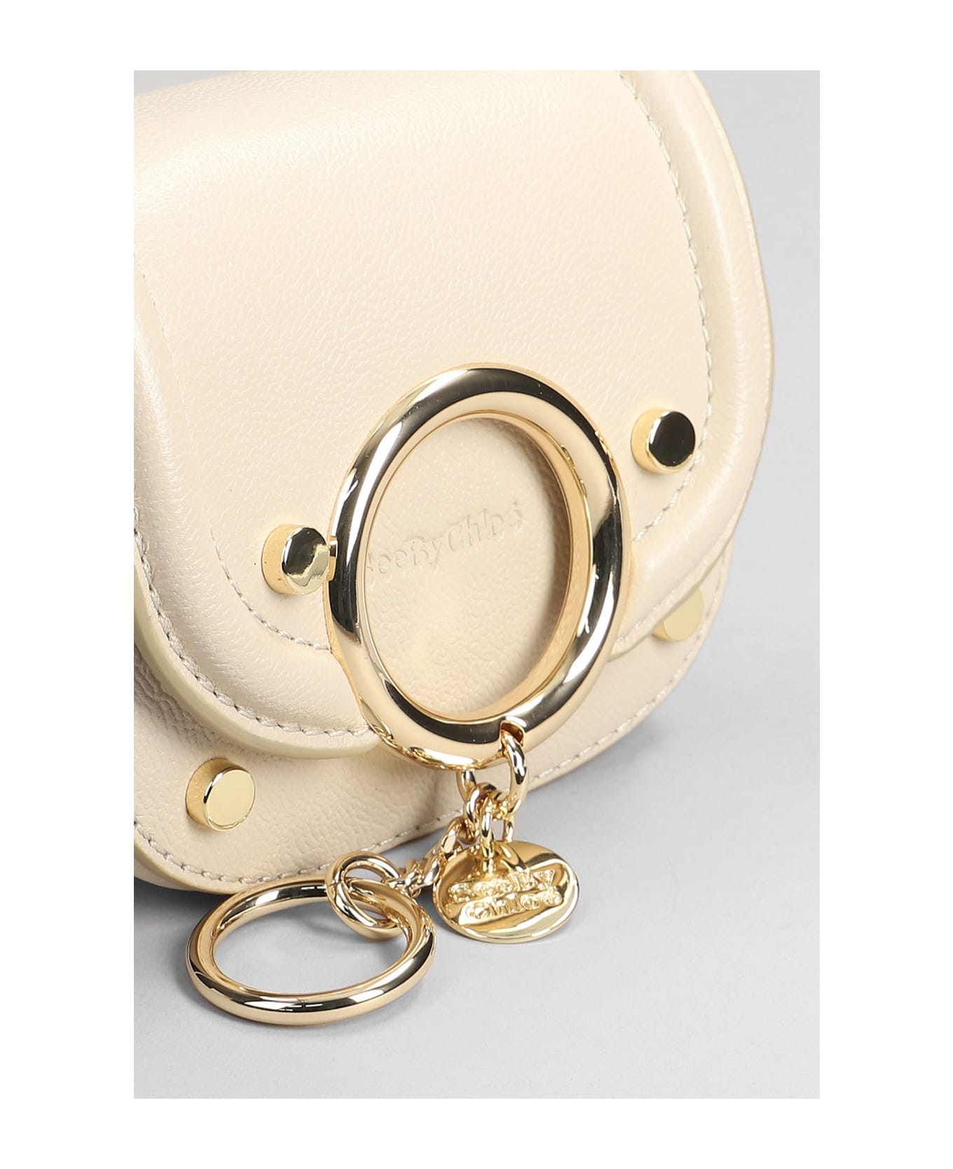 See by Chloé Mara Small Shoulder Bag In Beige Leather - beige