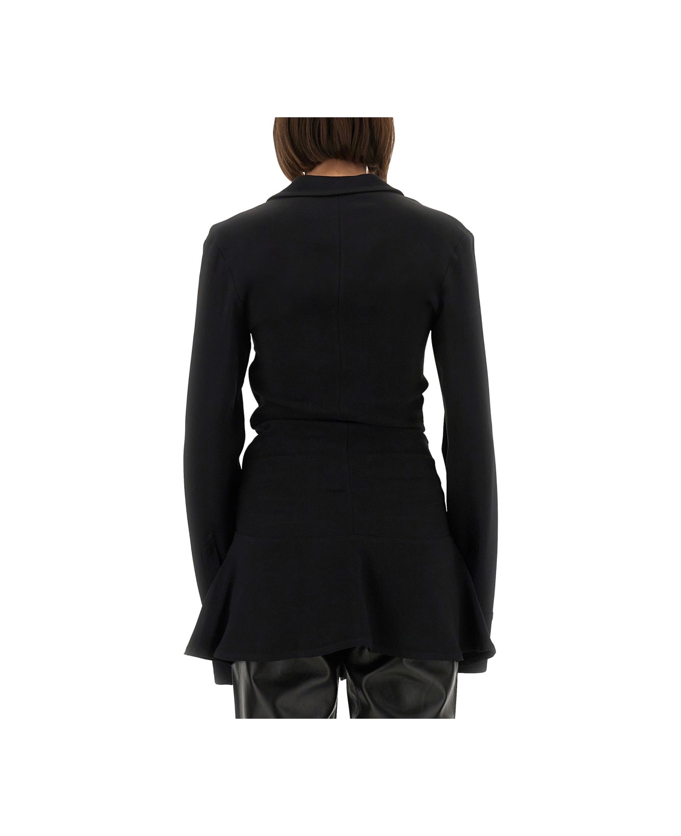 The Attico Cady Mini Dress - BLACK