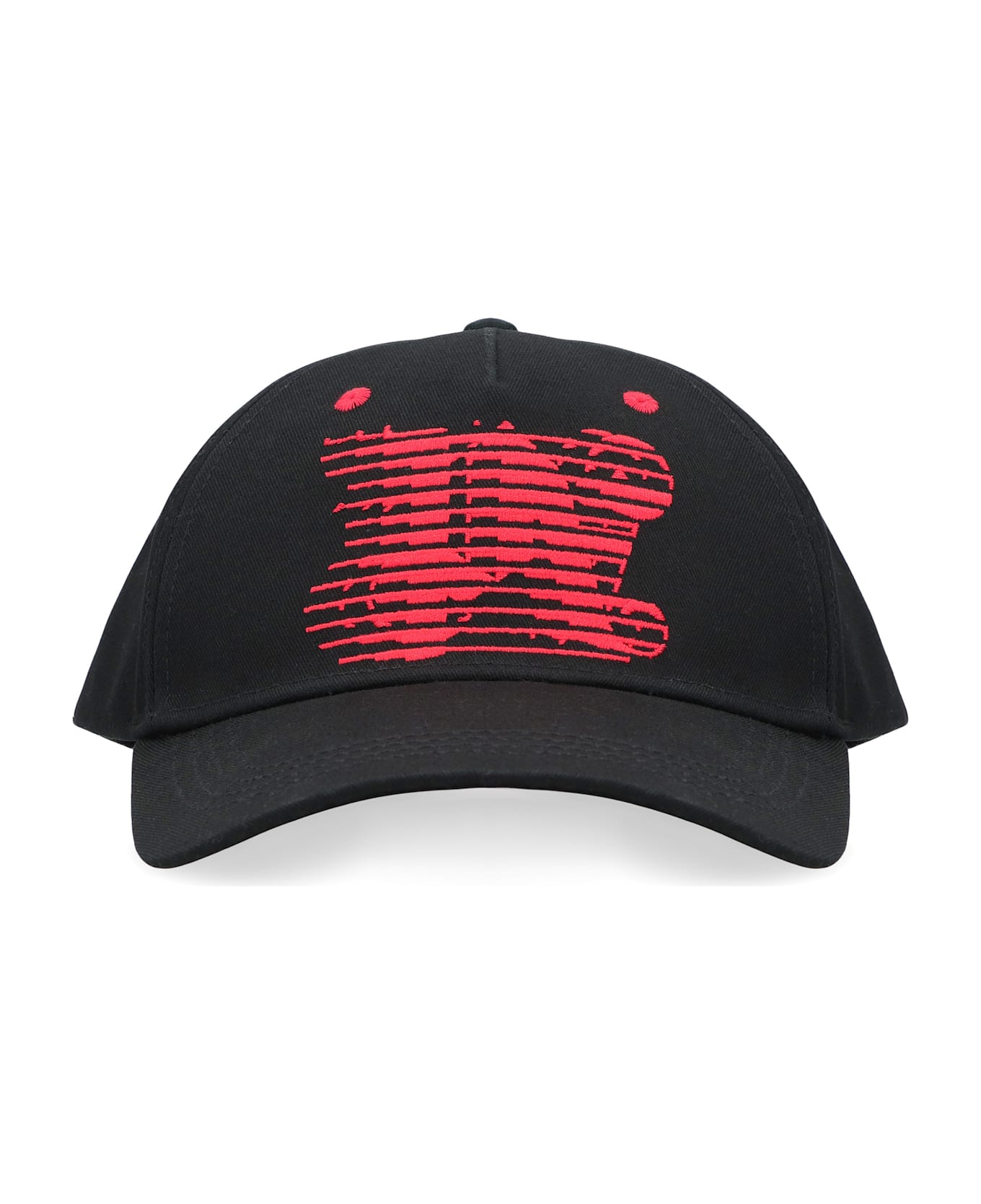 Palm Angels Baseball Cap Racing Monogram - black