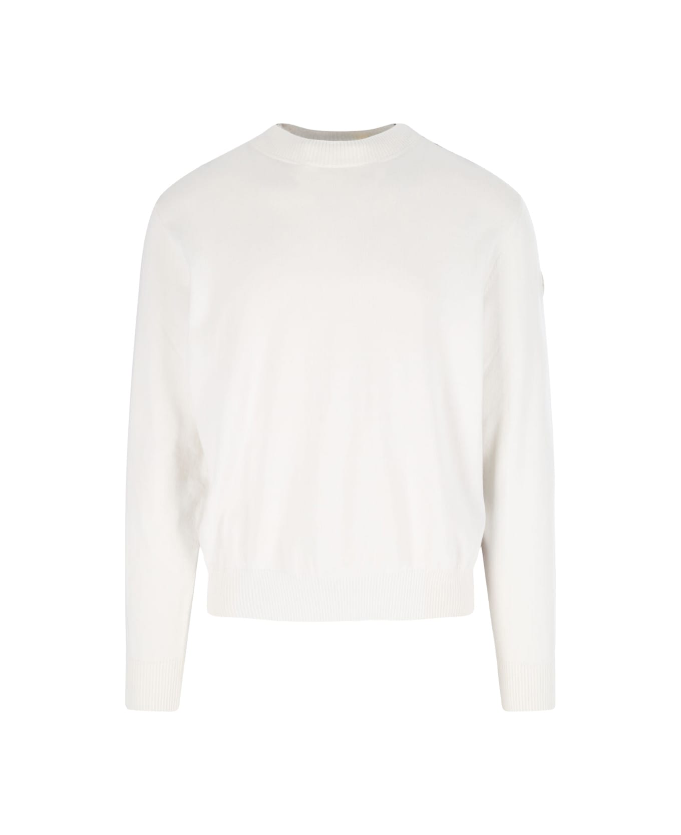 Moncler Genius X Mercedes-benz By Nigo Logo Crewneck Sweatshirt - White
