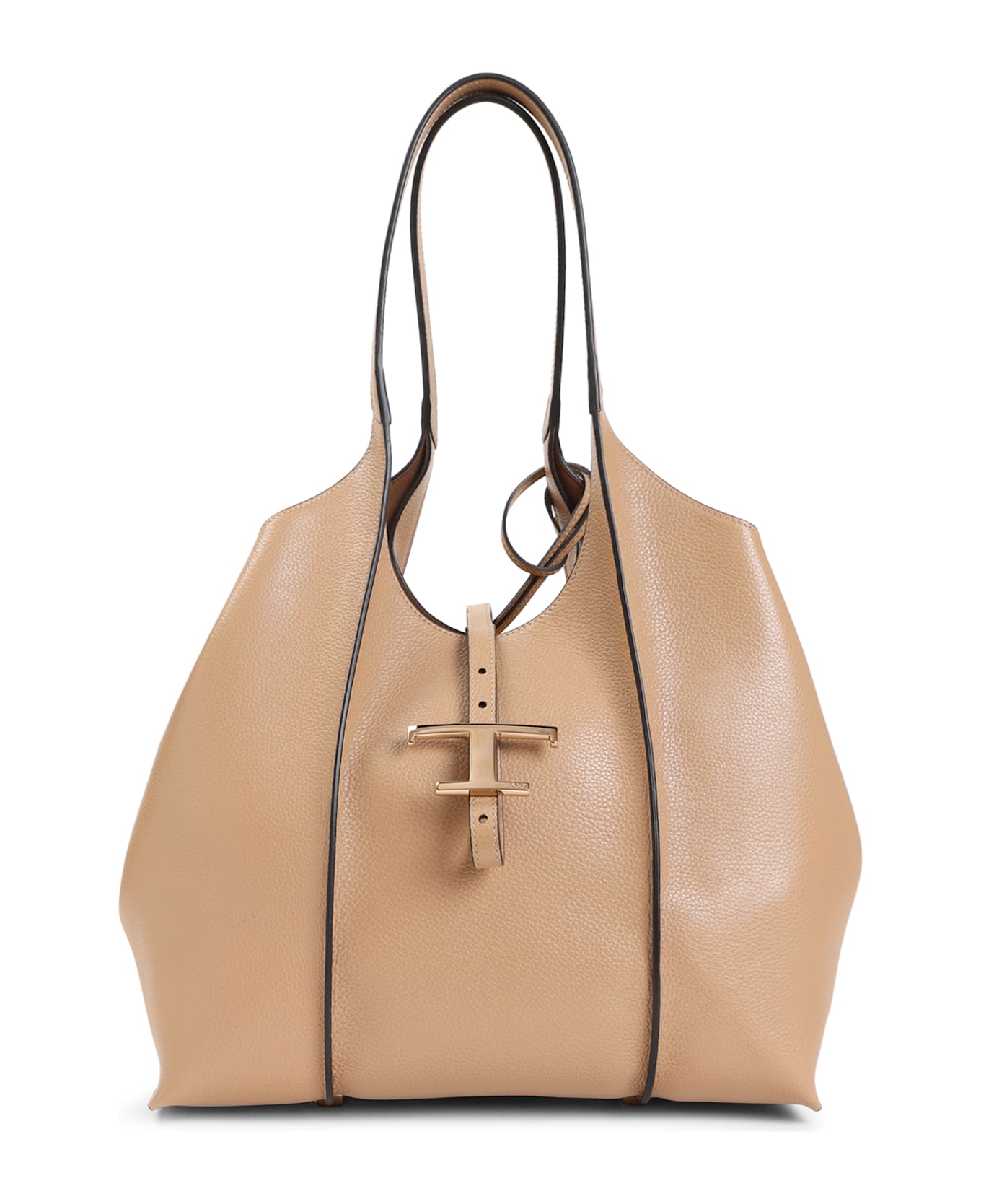 Tod
s T Timeless Shoulder Bag - Cammello Chiaro