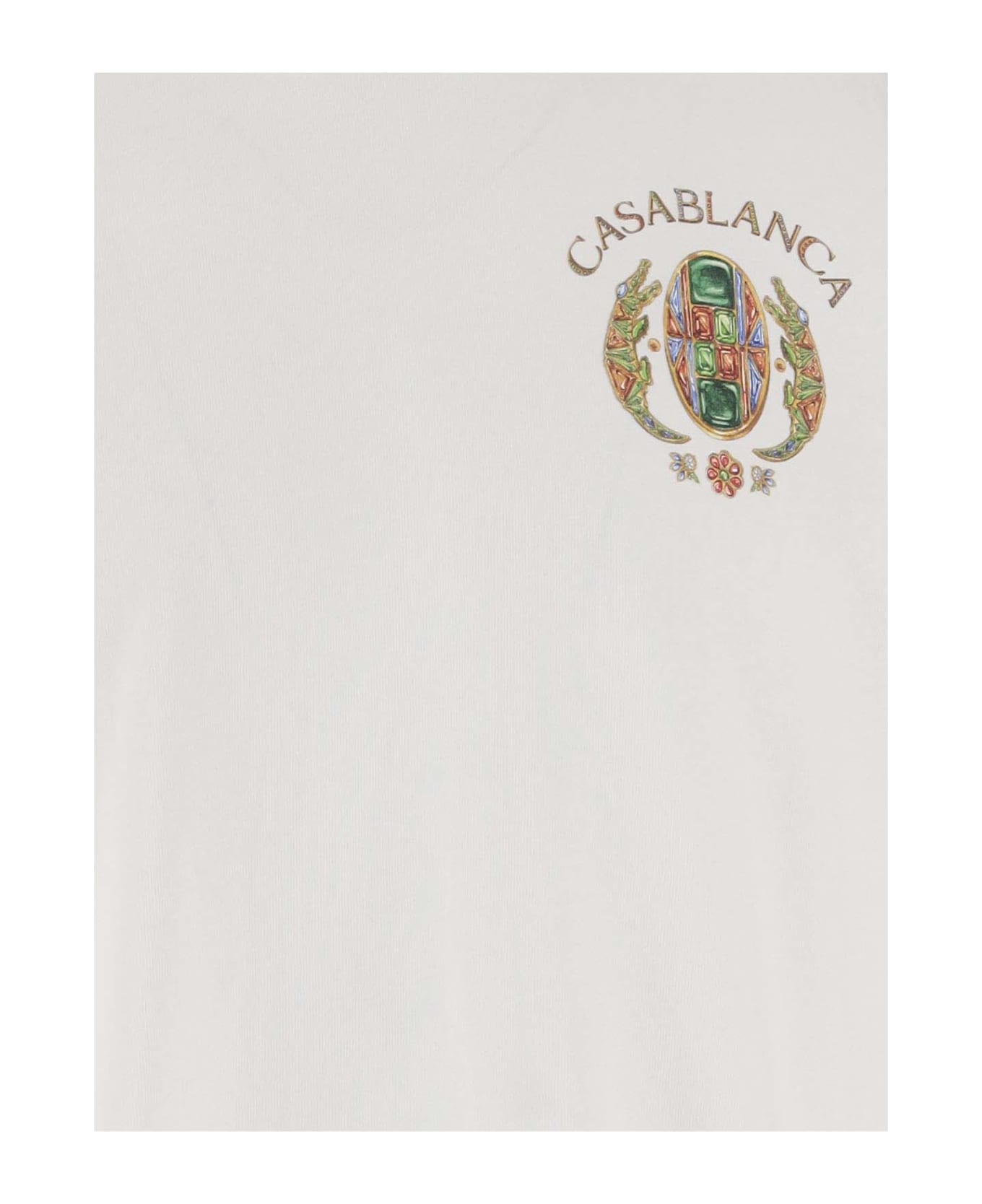 Casablanca T-shirt Joyaux D'afrique - White