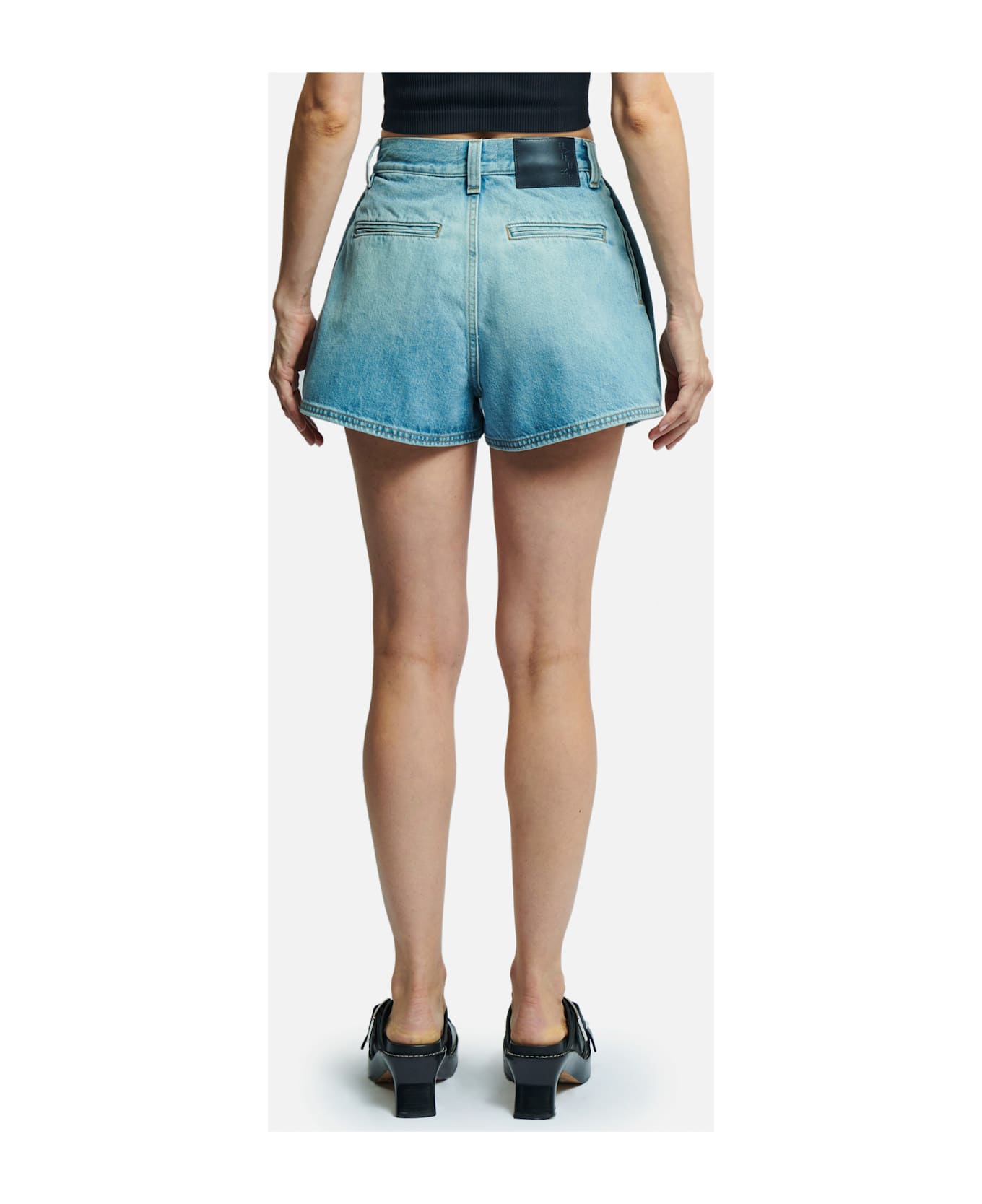 Haikure Ashley Denim Shorts - Clear Blue