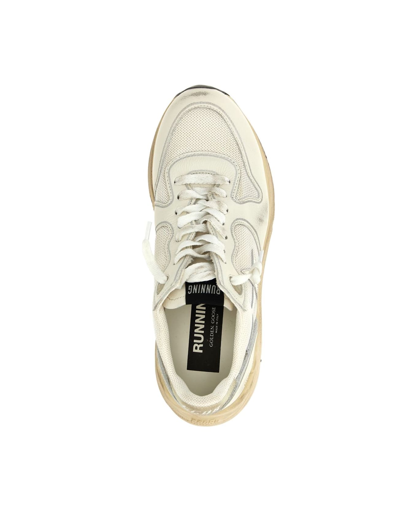 Golden Goose Leather Sneakers - White
