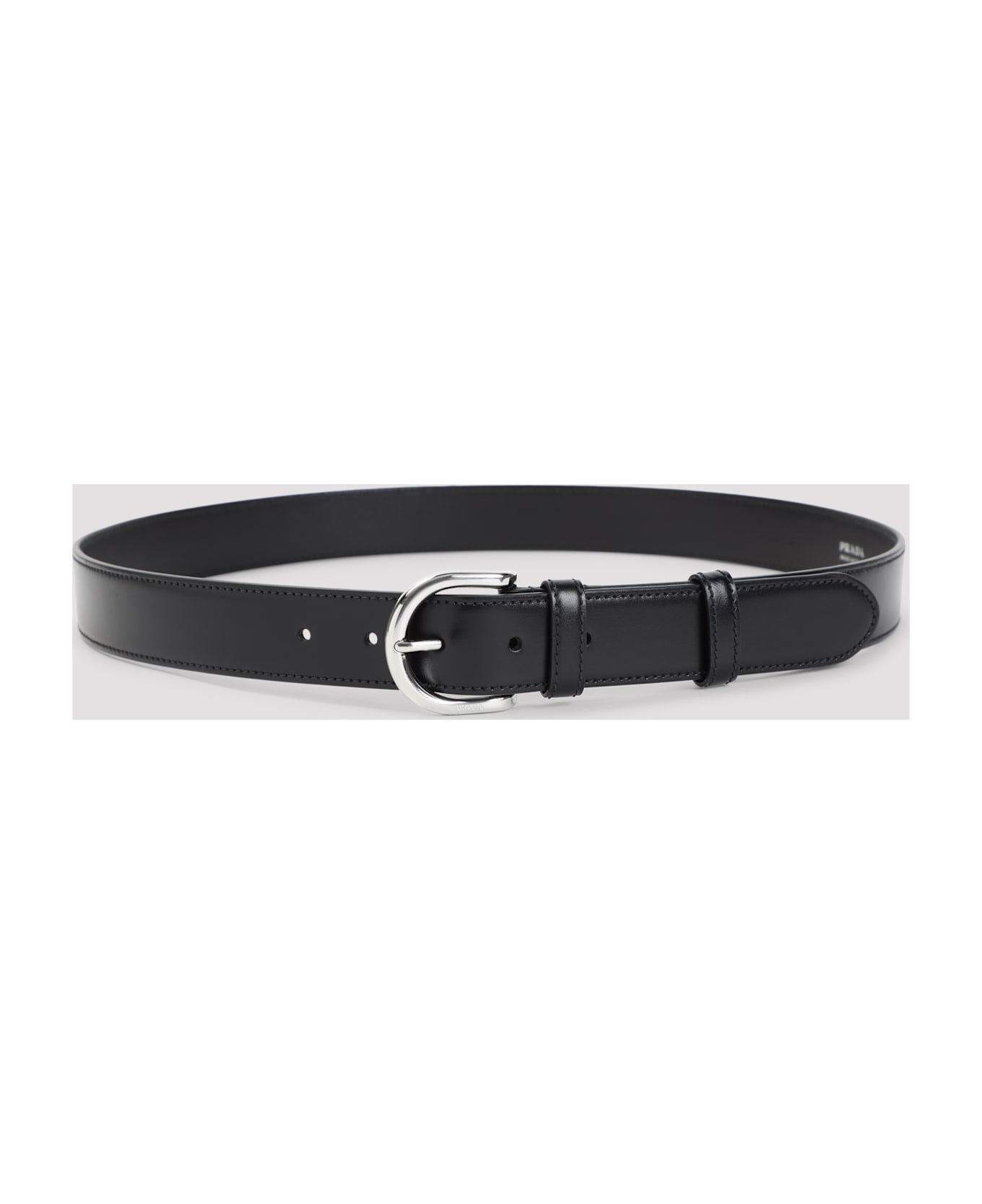 Prada Calf Leather Belt - Nero