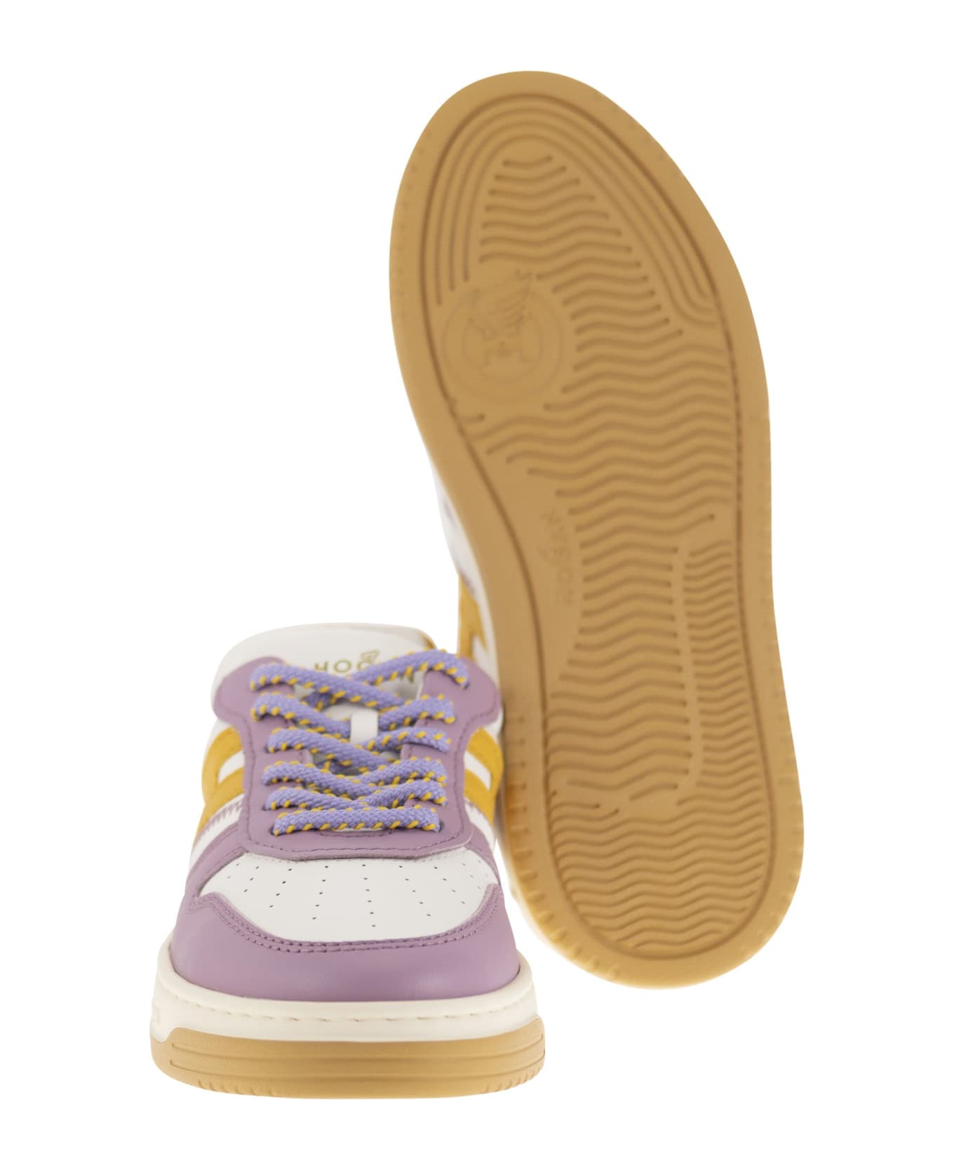 Hogan H630 Sneakers - Purple/yellow