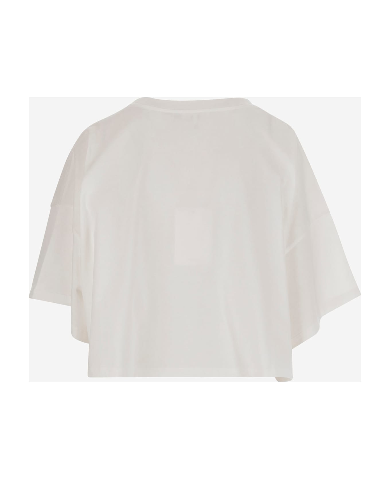 Chloé Oversized Crop T-shirt - White