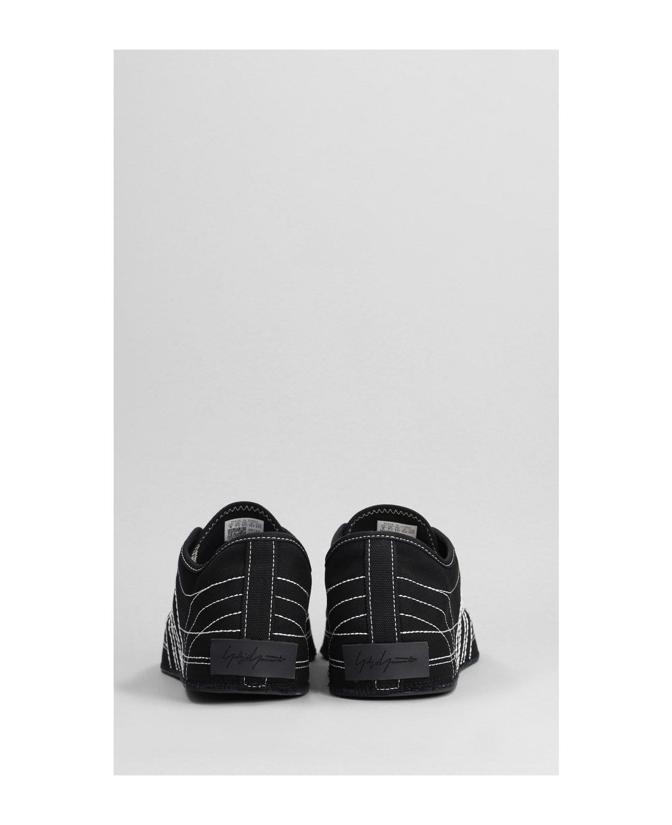 Y-3 Nizza Lo Sneakers - BLACK