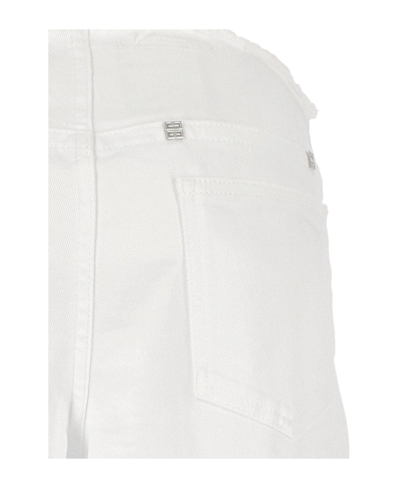 Givenchy Low-rise Flared Jeans - White