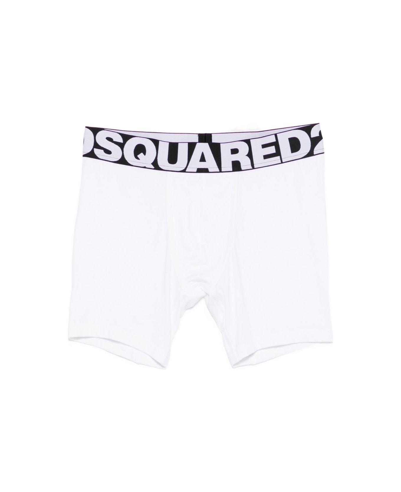 Dsquared2 Dsquared White Stretch Boxer - White