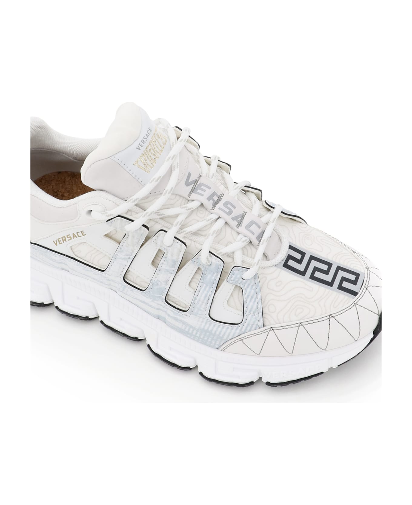 Versace Trigreca Sneakers - White