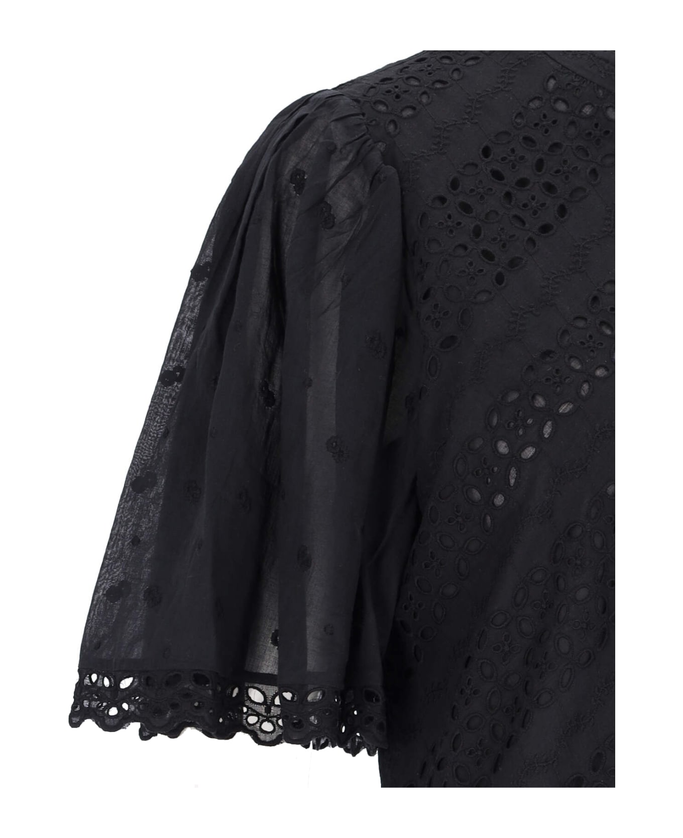 Marant Étoile Sangallo Mini Dress - Black  